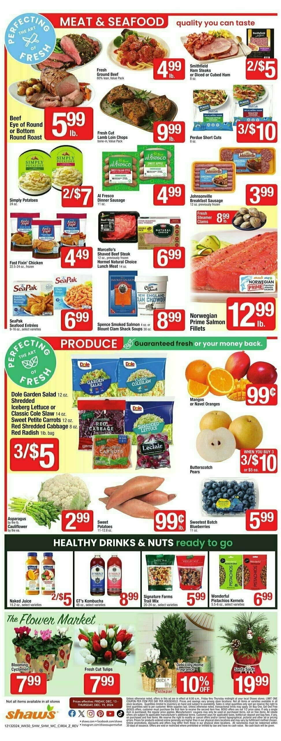 Shaw's Weekly Ad from December 13