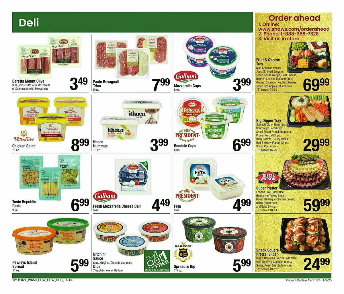 Shaw's Big Book of Savings Weekly Ad from December 11