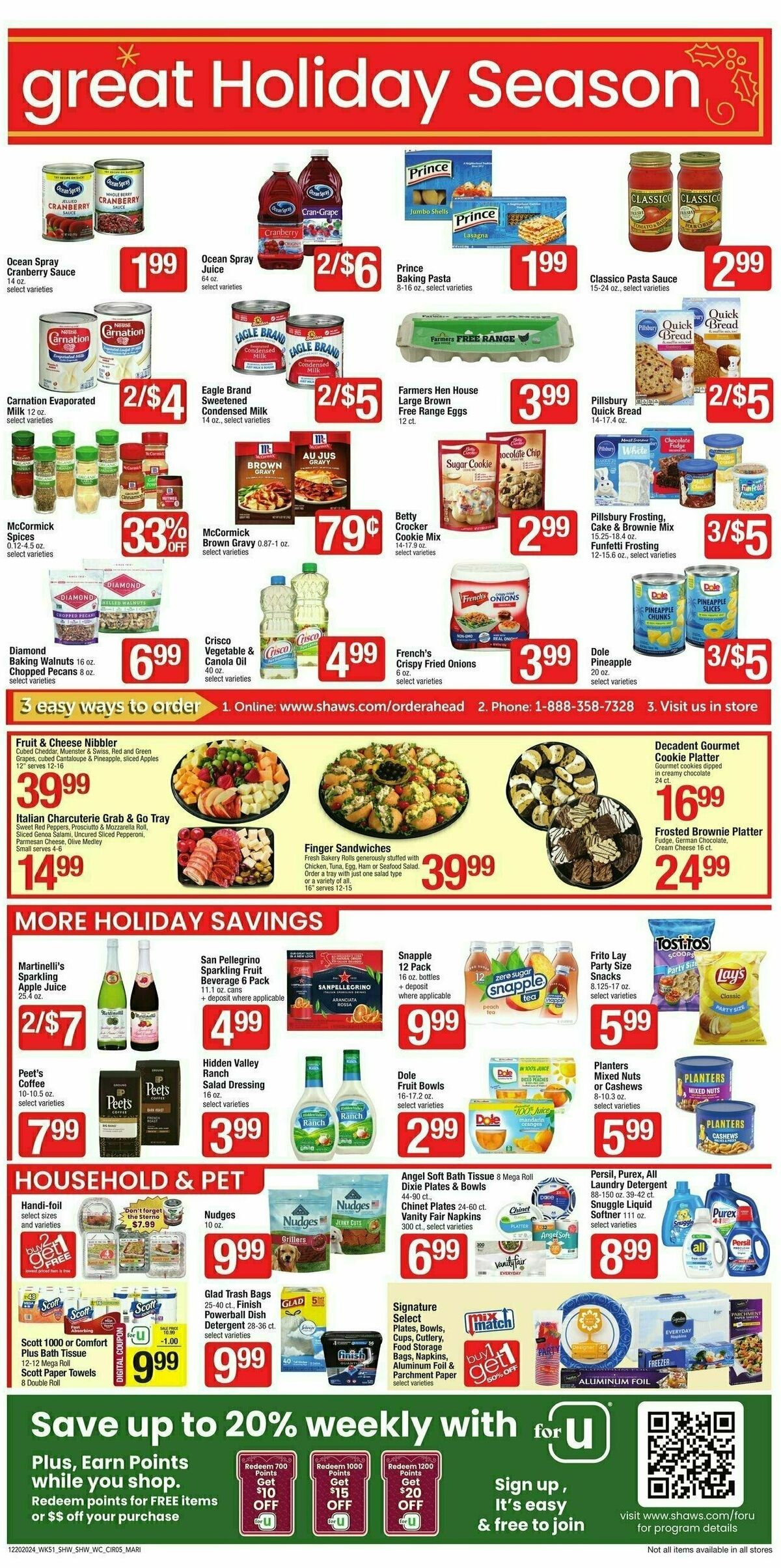 Shaw's Weekly Ad from December 20