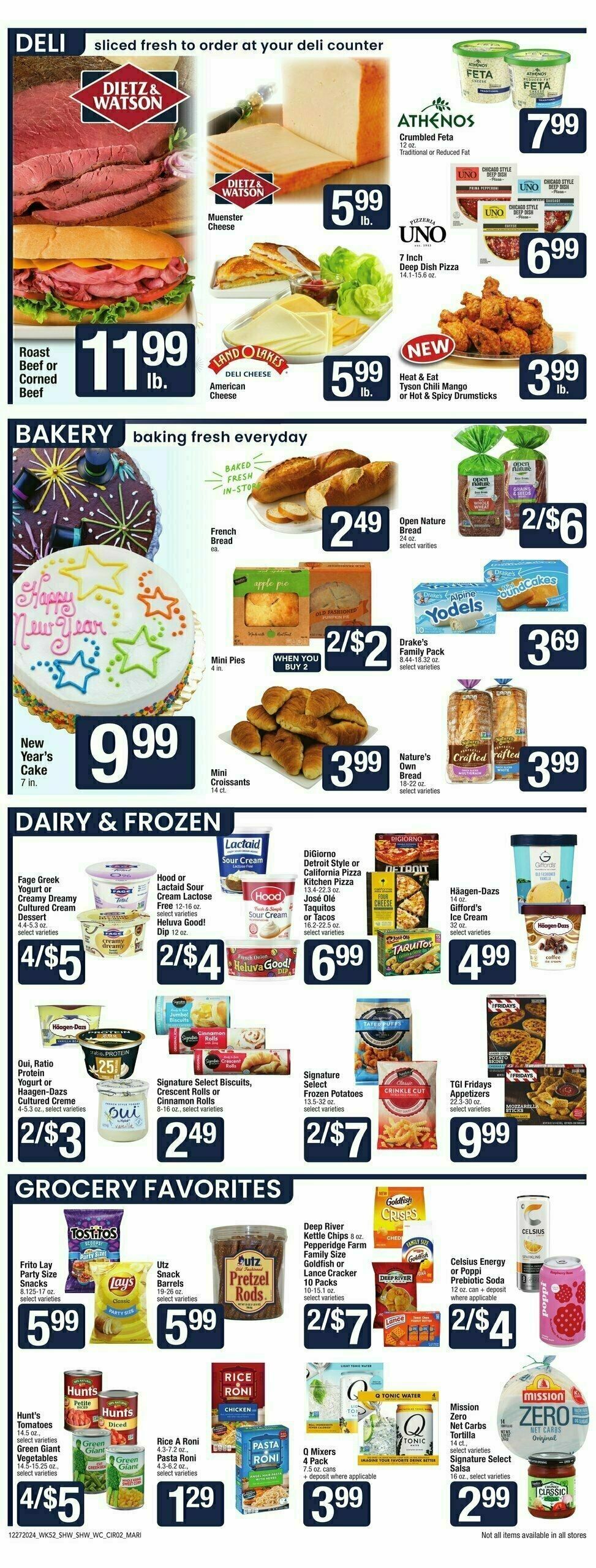 Shaw's Weekly Ad from December 27