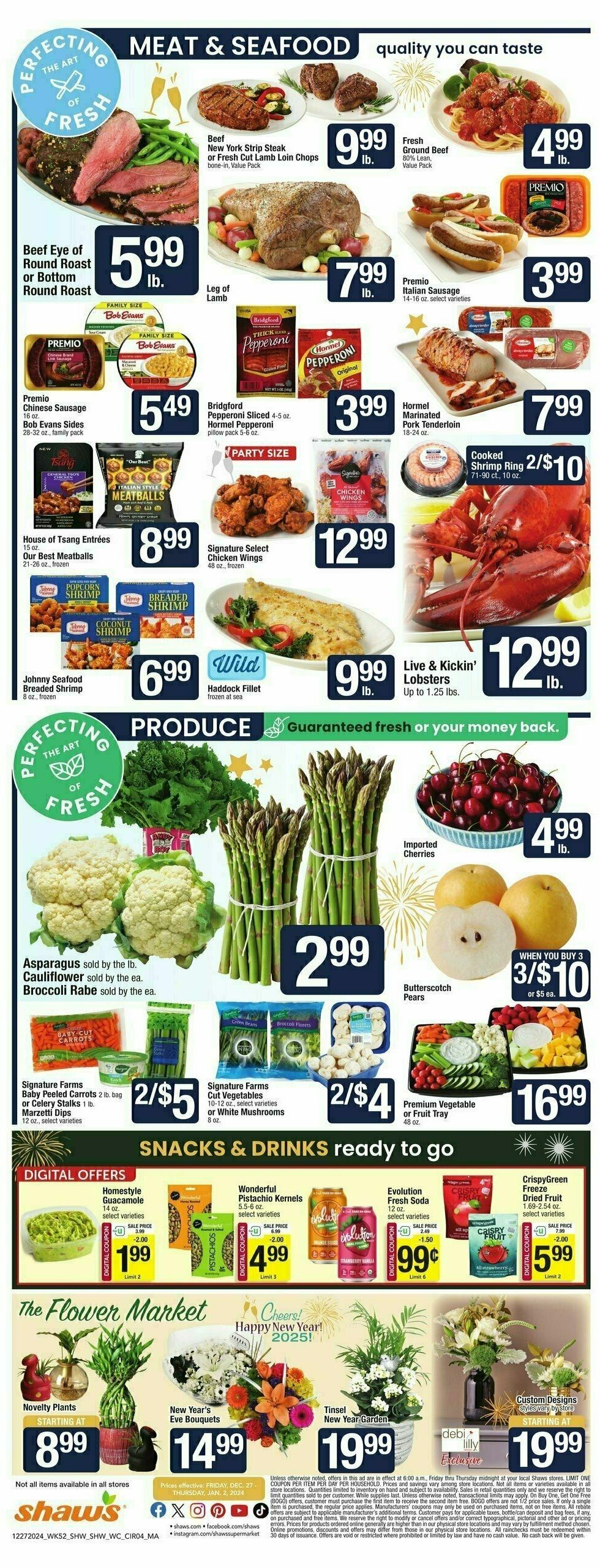 Shaw's Weekly Ad from December 27