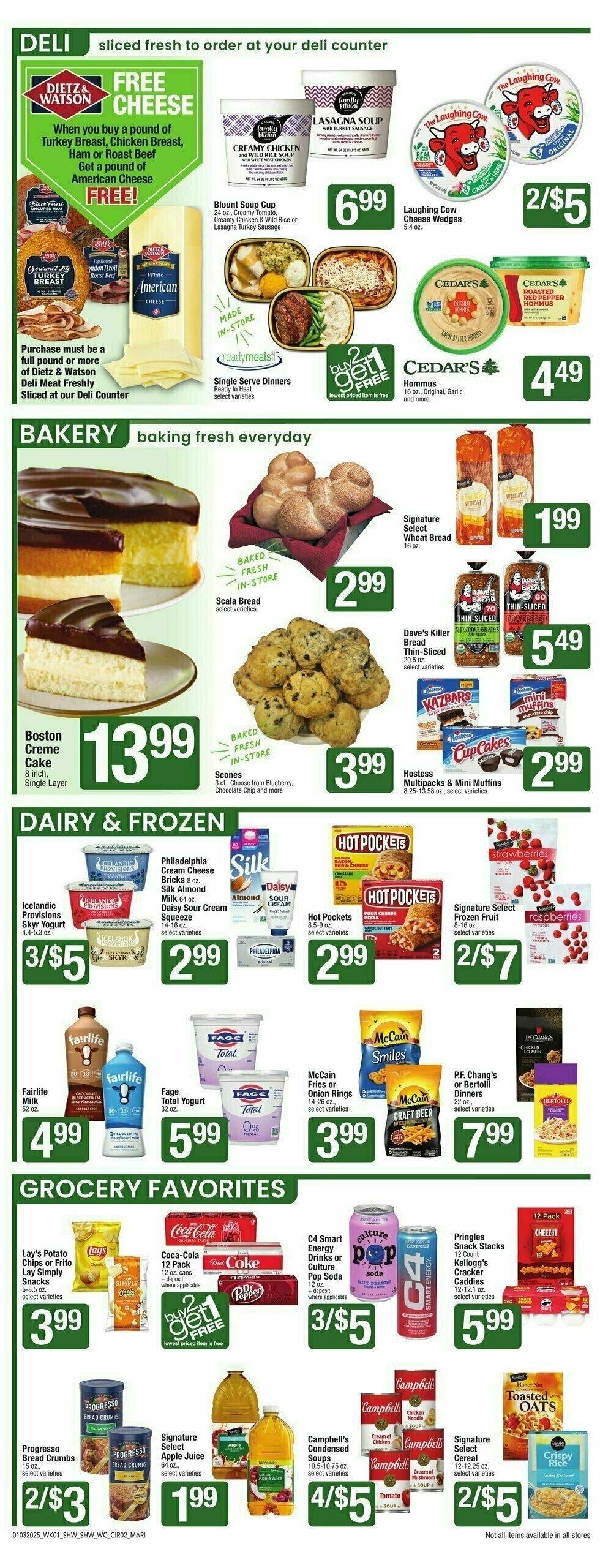 Shaw's Weekly Ad from January 3