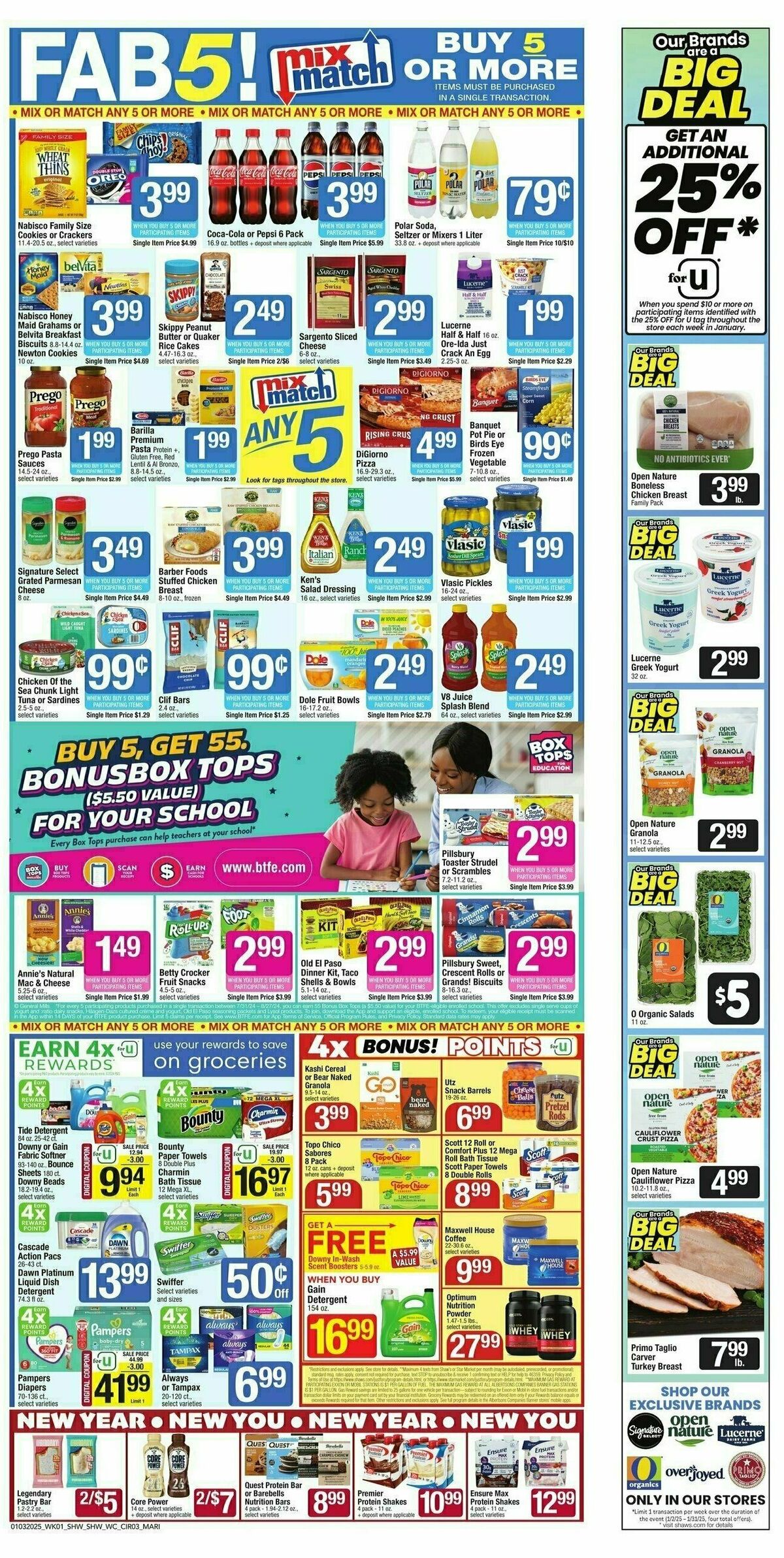 Shaw's Weekly Ad from January 3