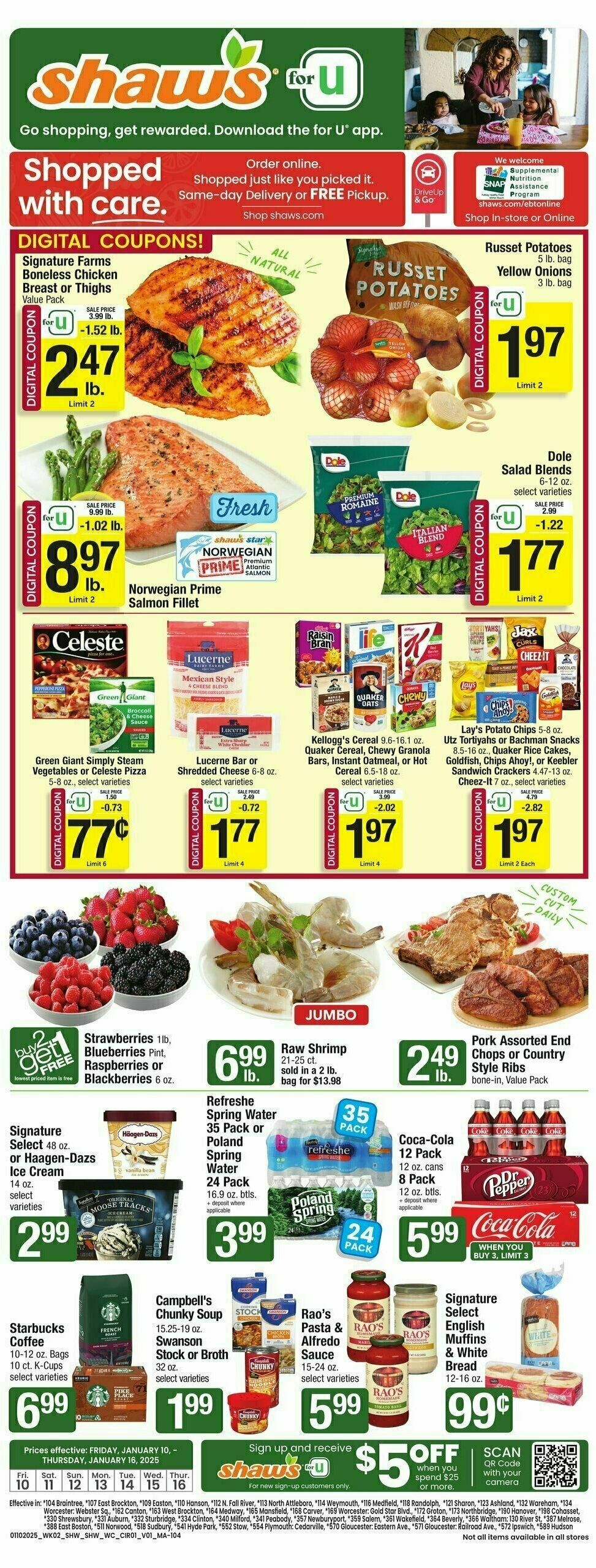 Shaw's Weekly Ad from January 10