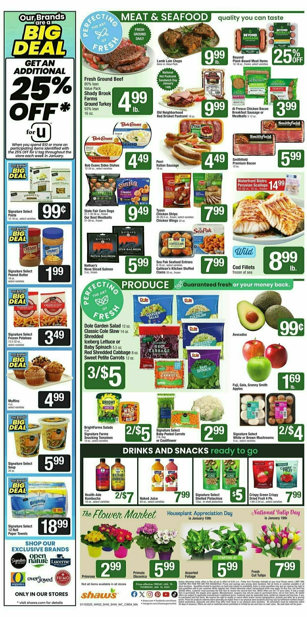 Shaw's Weekly Ad from January 10