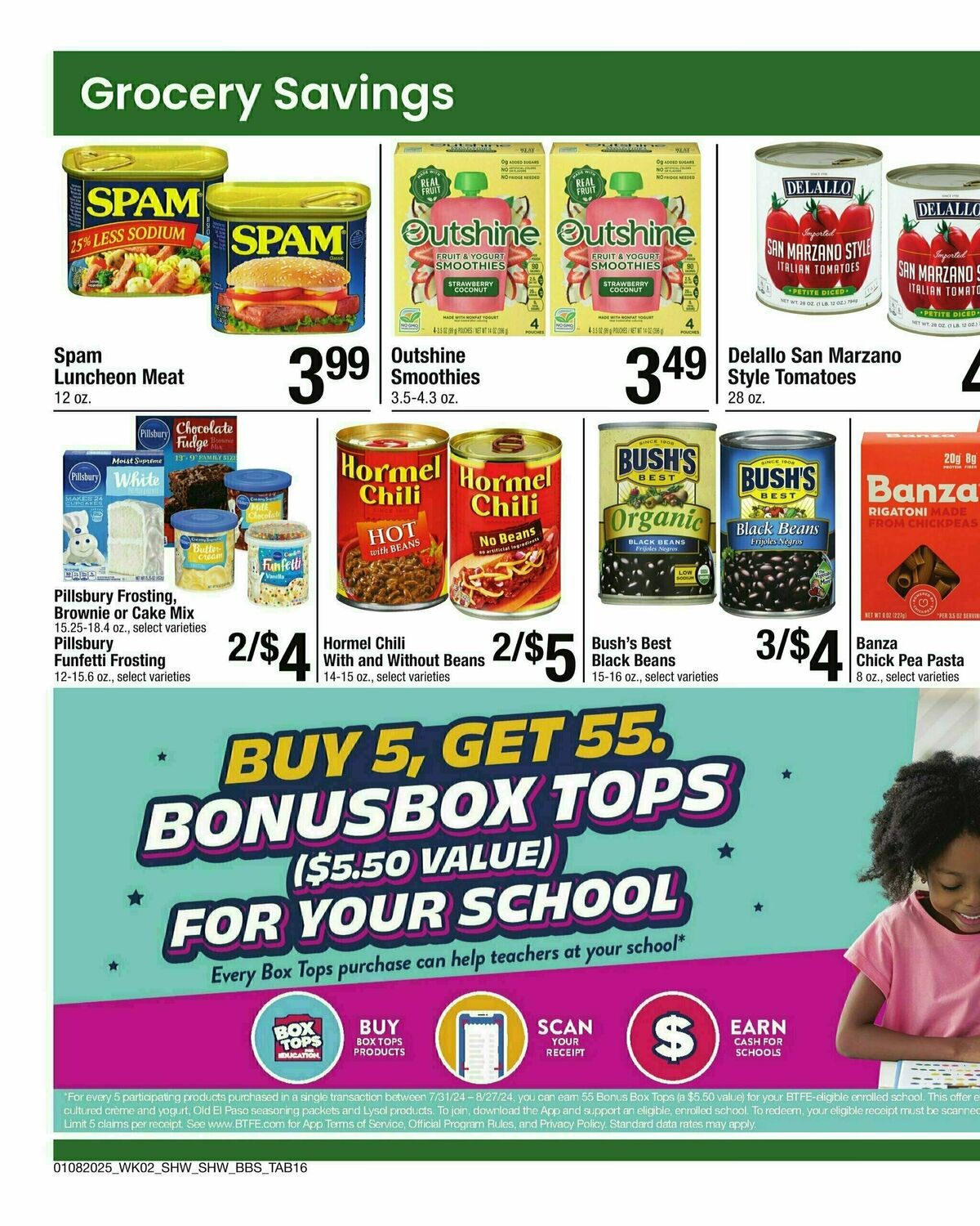 Shaw's Big Book of Savings Weekly Ad from January 8