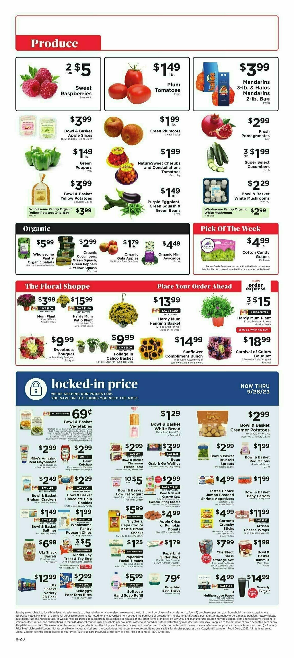 ShopRite Weekly Ad from September 15