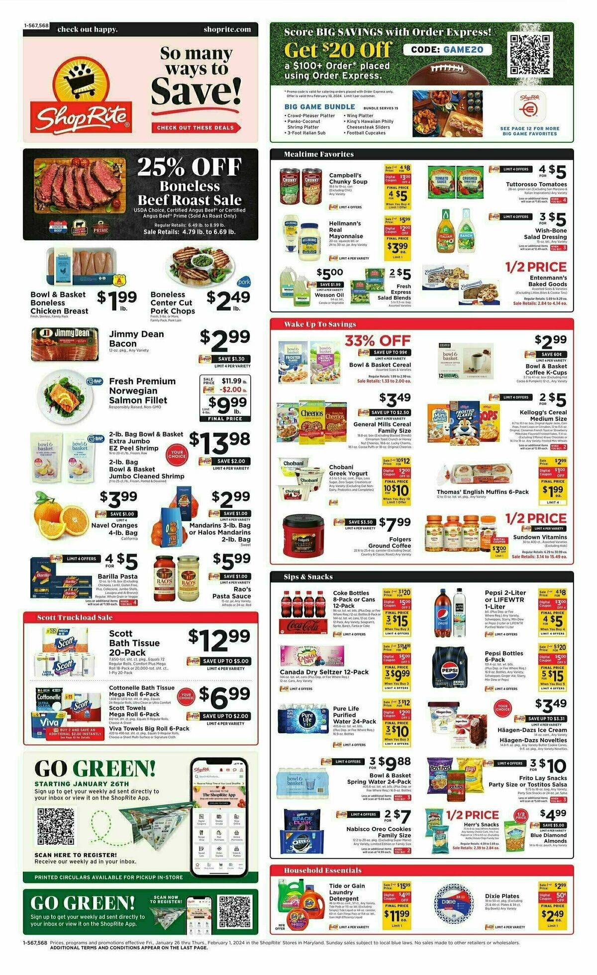 ShopRite Weekly Ad from January 26