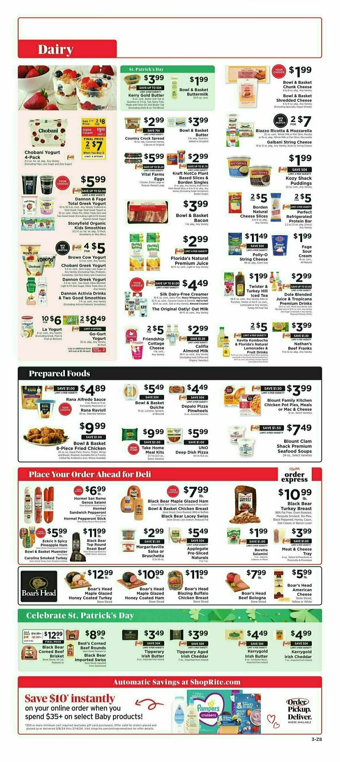 ShopRite Weekly Ad from March 8