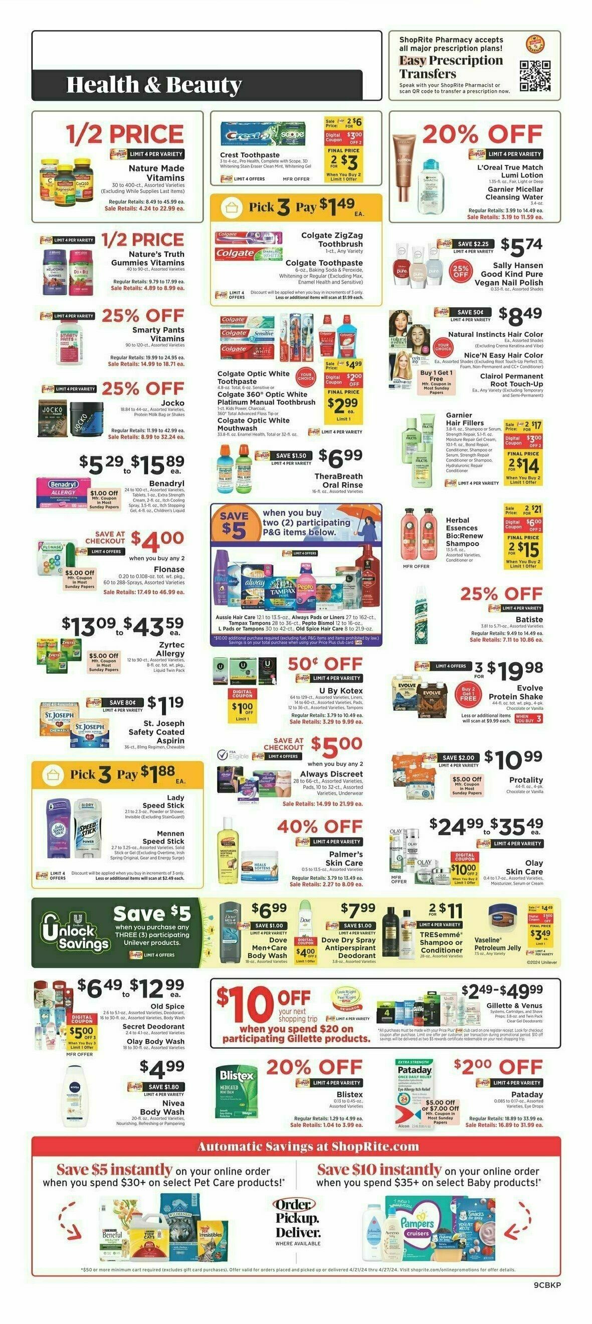 ShopRite Weekly Ad from April 19