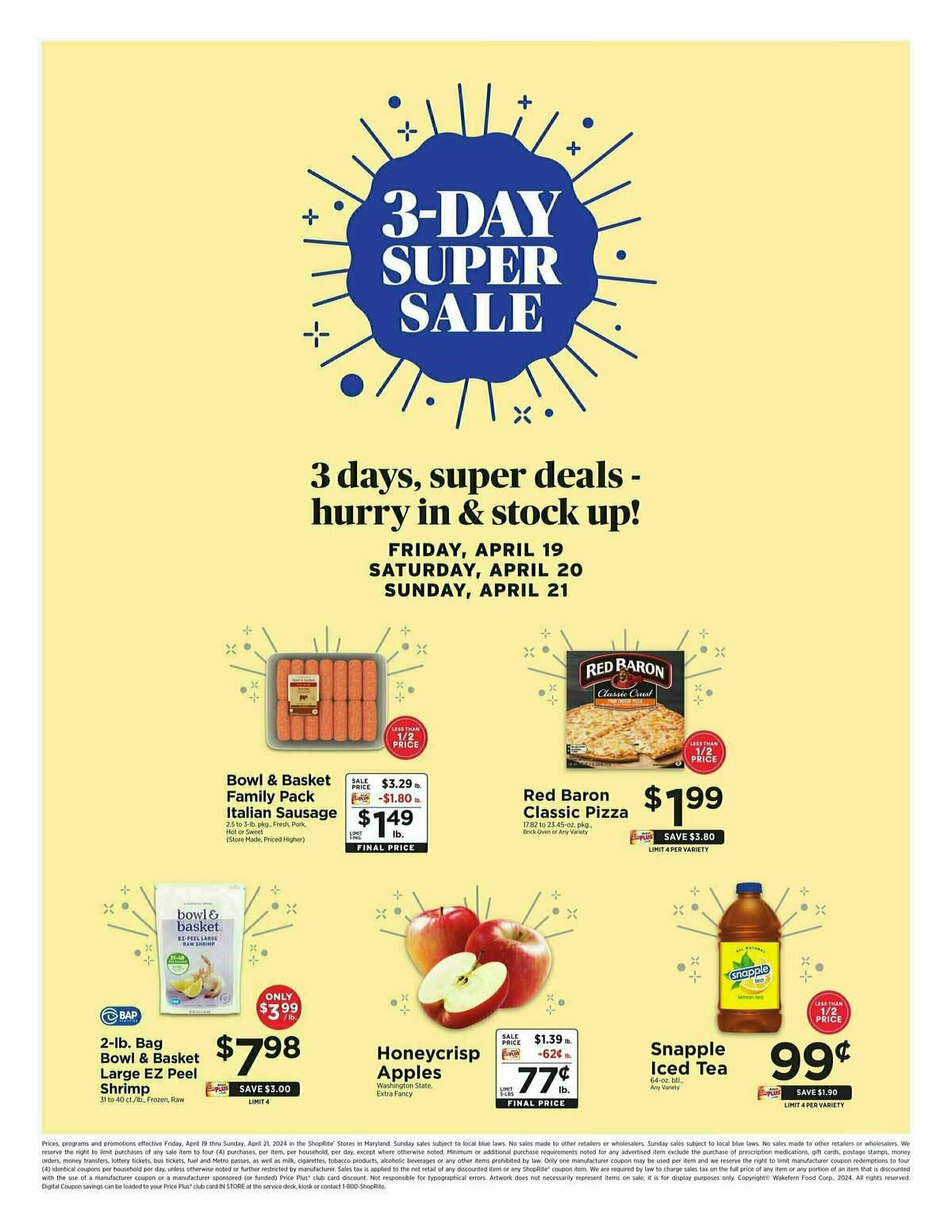 ShopRite Weekly Ad from April 19