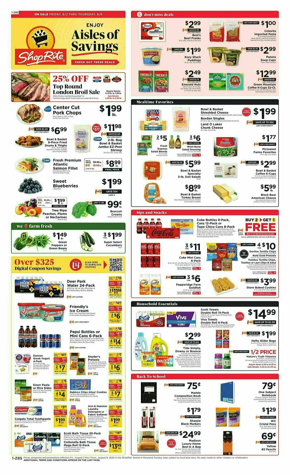 ShopRite Weekly Ad from August 2