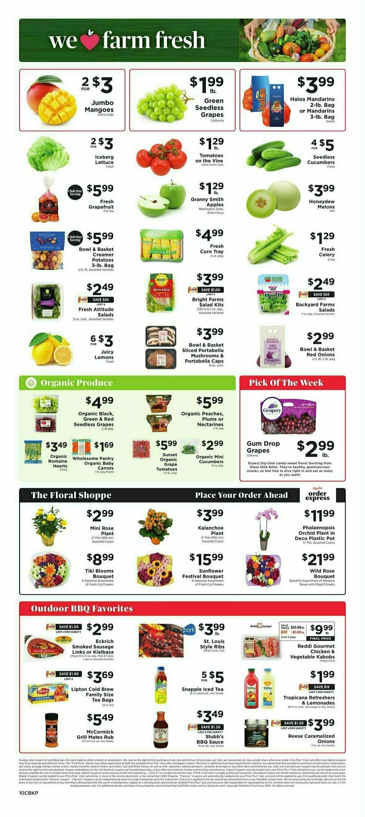 ShopRite Weekly Ad from August 2