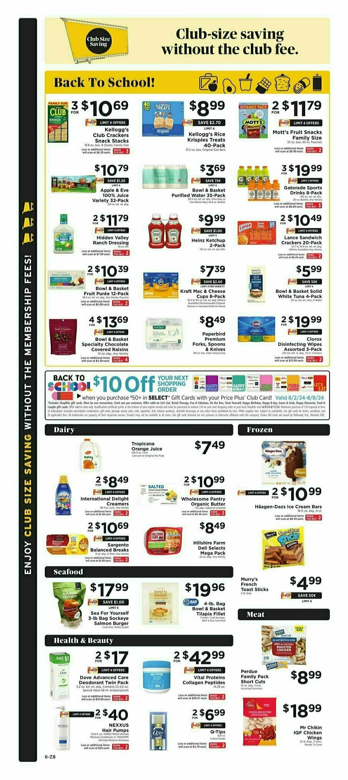 ShopRite Weekly Ad from August 2