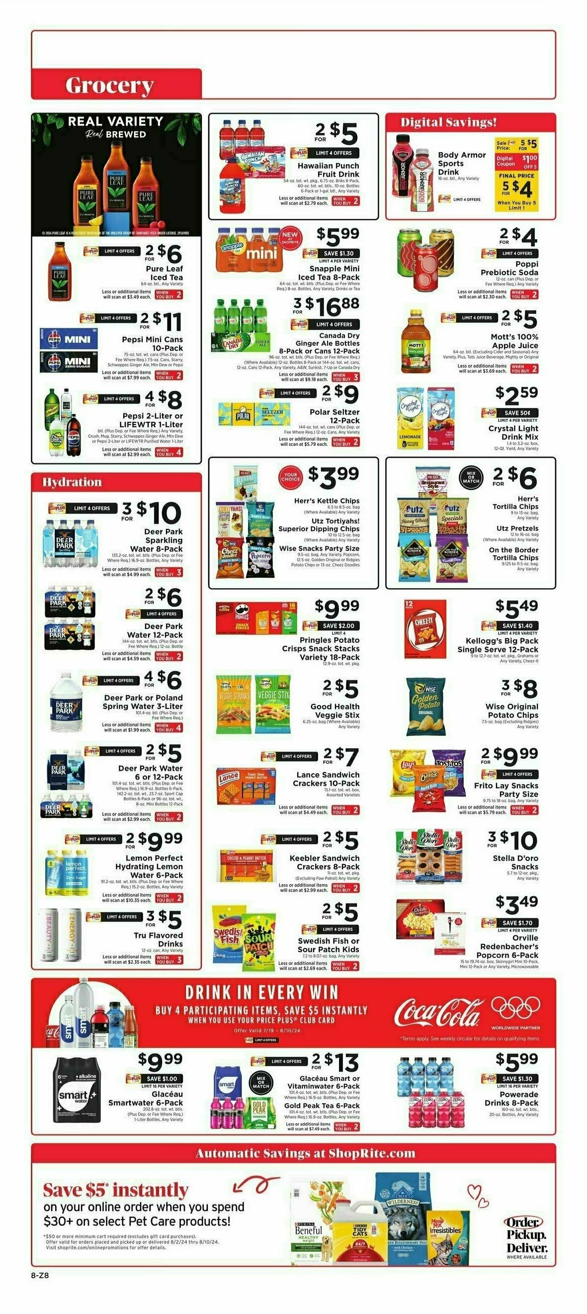 ShopRite Weekly Ad from August 2