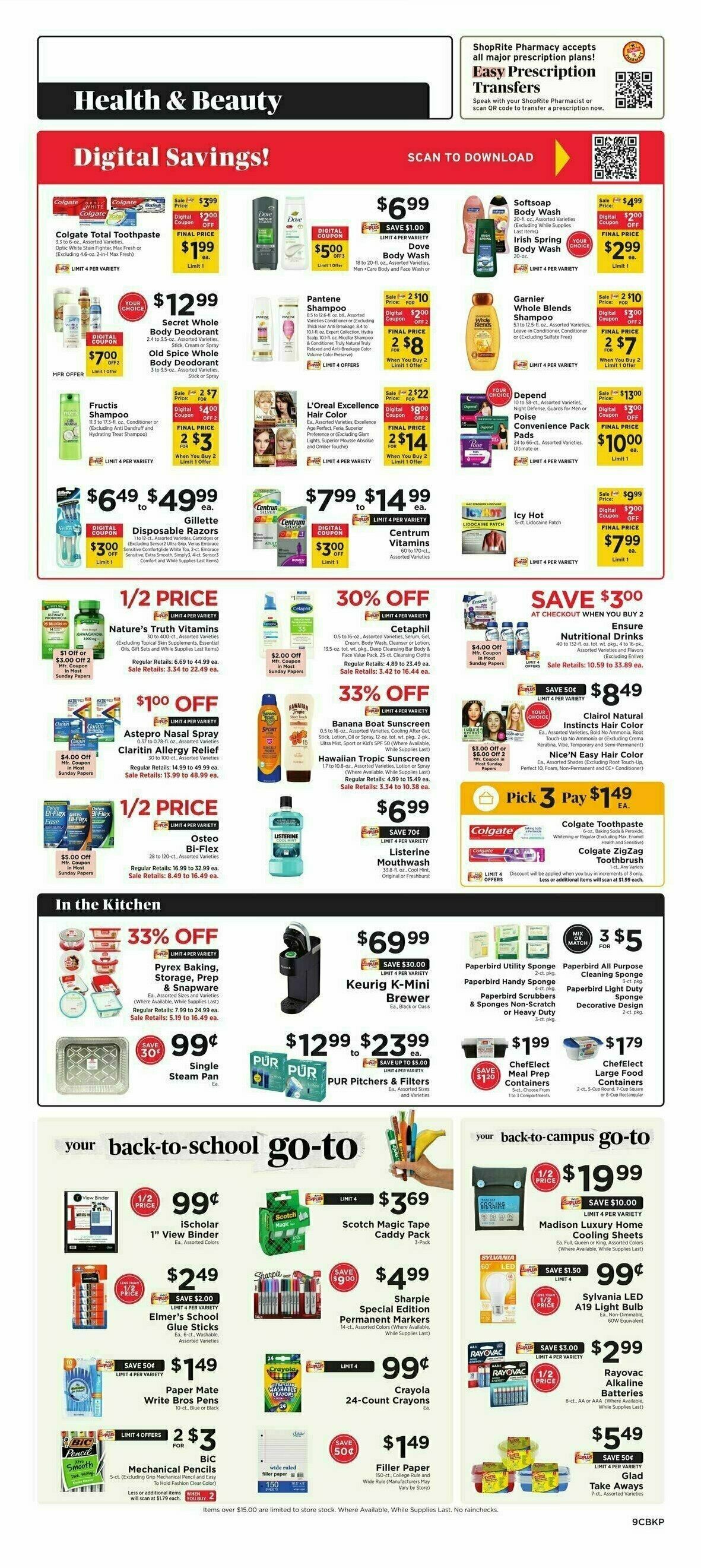 ShopRite Weekly Ad from August 2