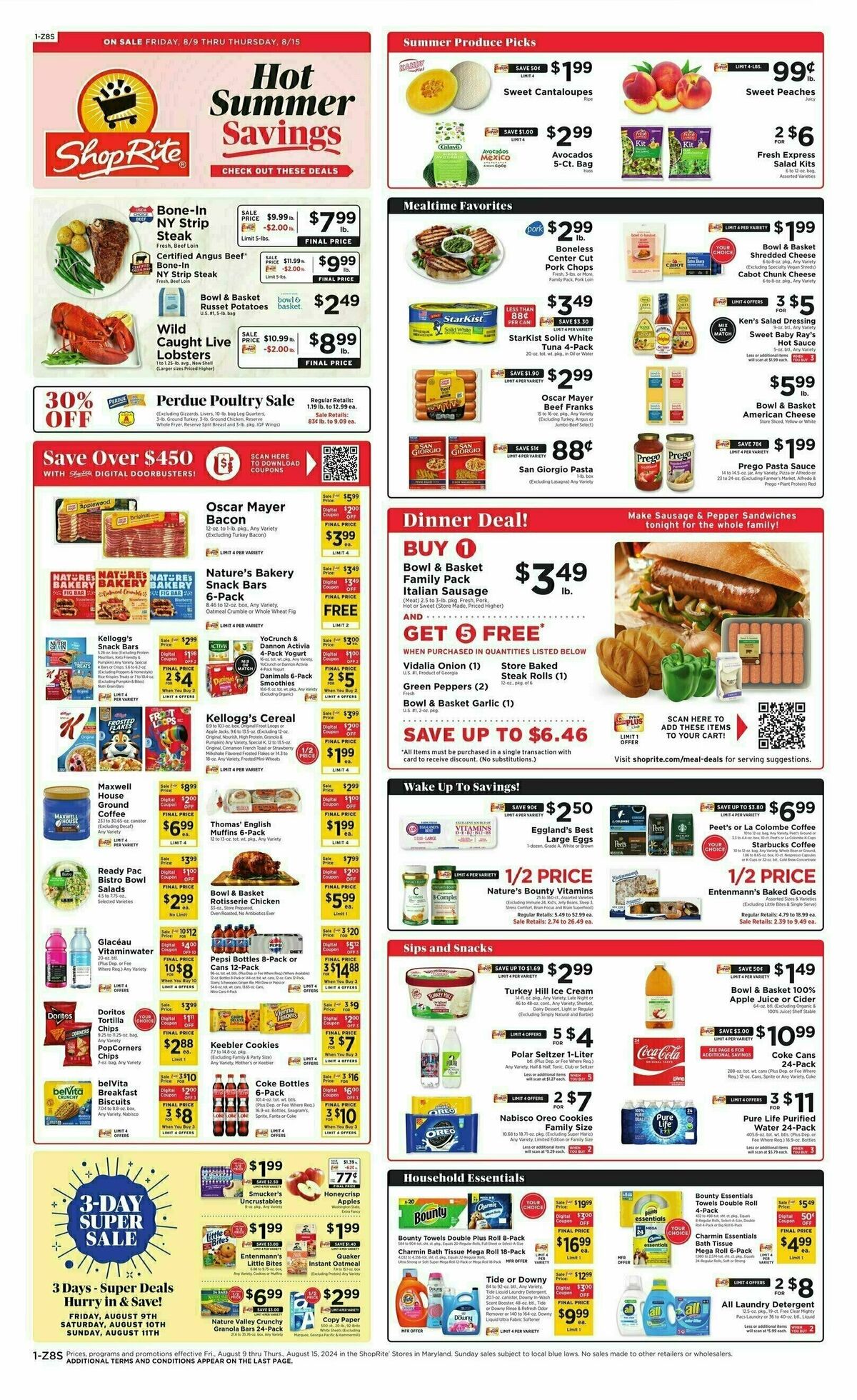 ShopRite Weekly Ad from August 9