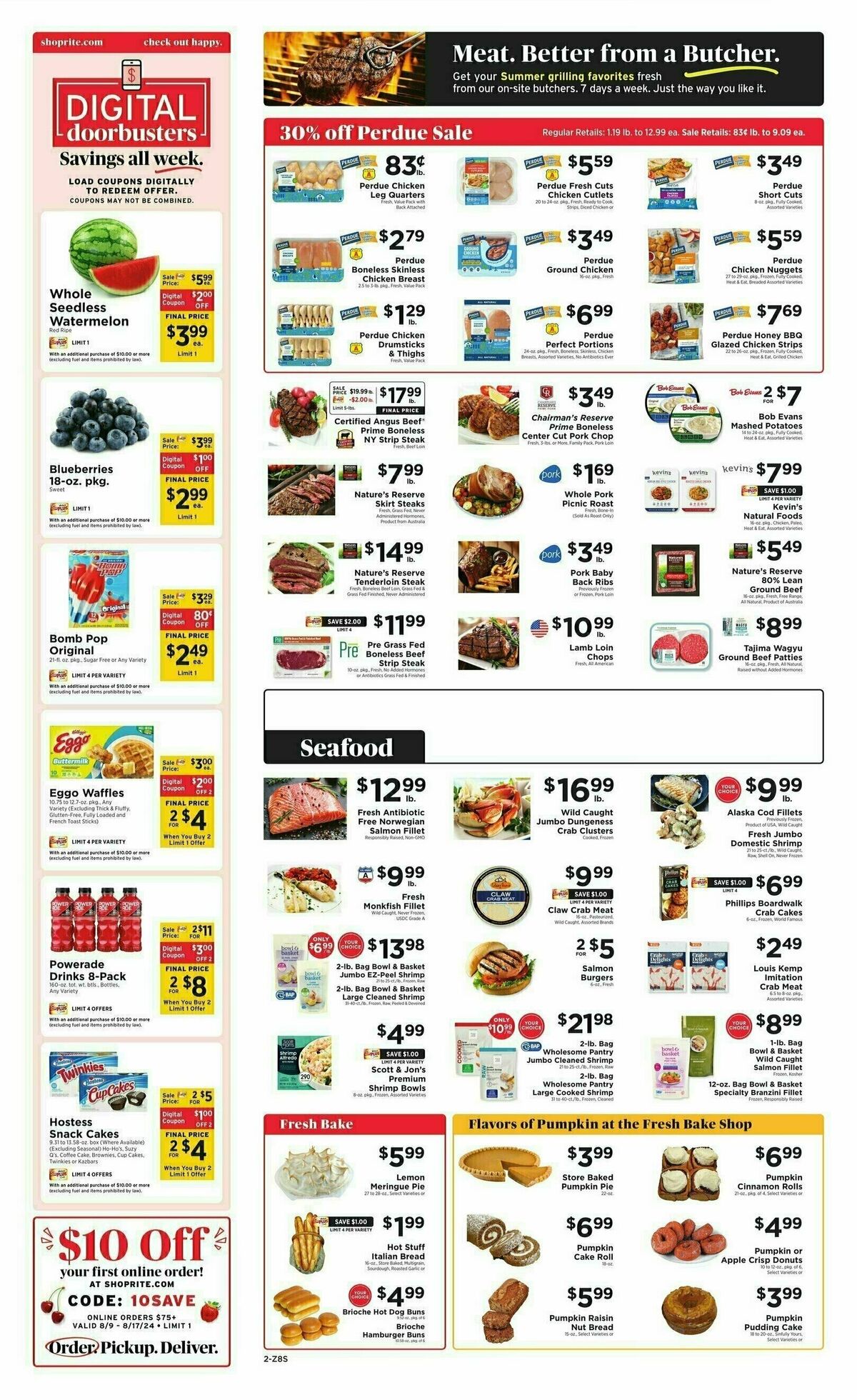 ShopRite Weekly Ad from August 9