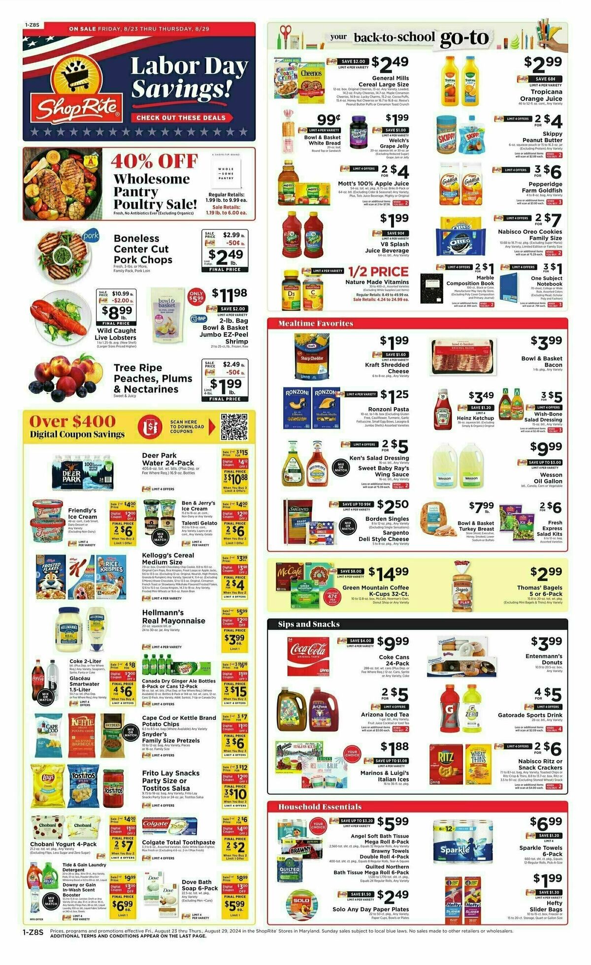 ShopRite Weekly Ad from August 23