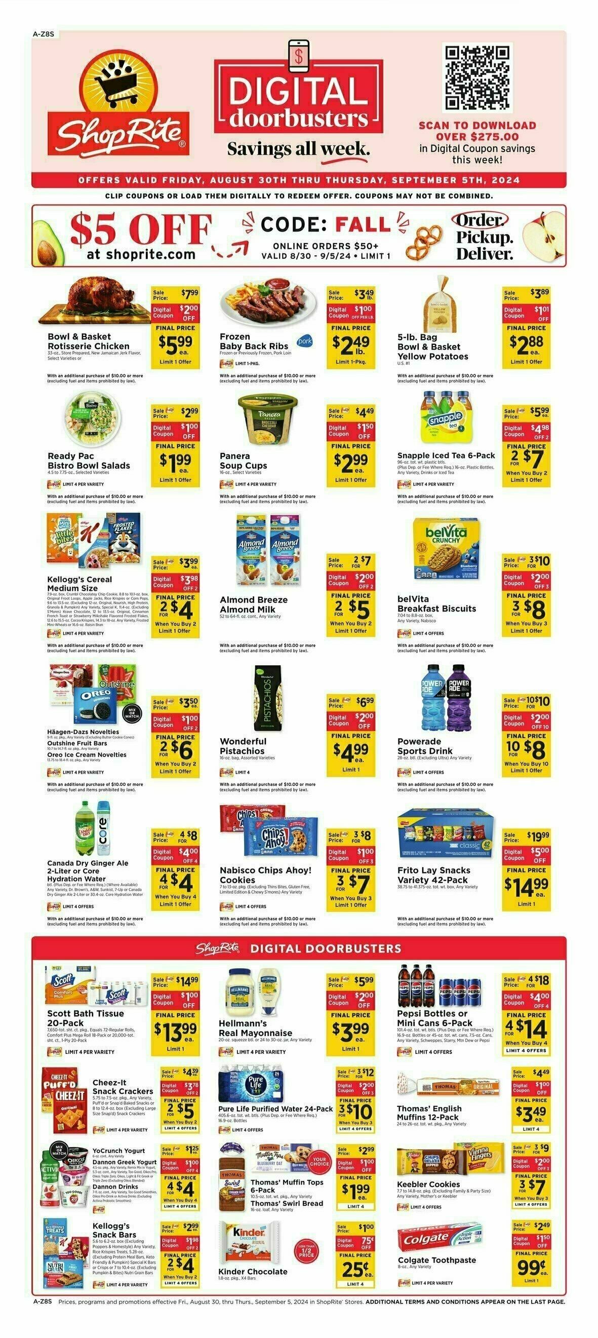 ShopRite Weekly Ad from August 30