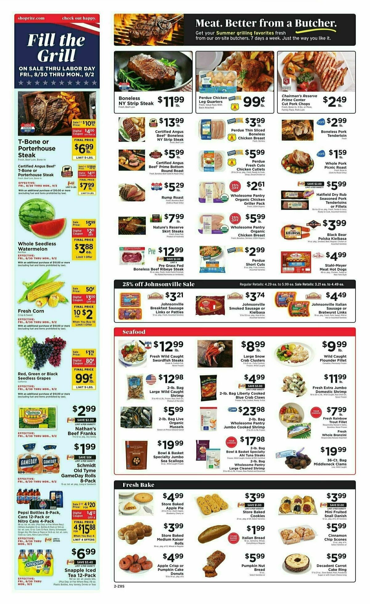 ShopRite Weekly Ad from August 30