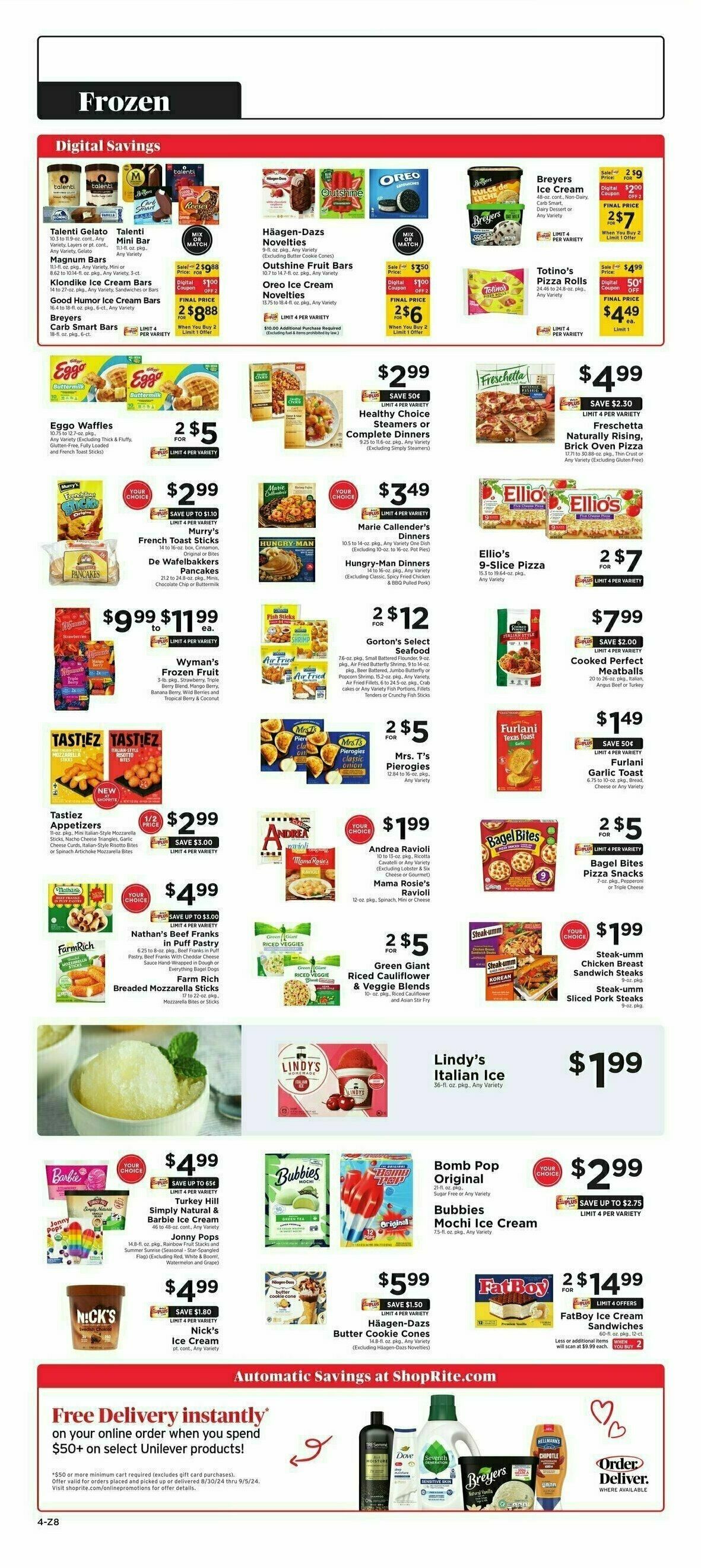 ShopRite Weekly Ad from August 30