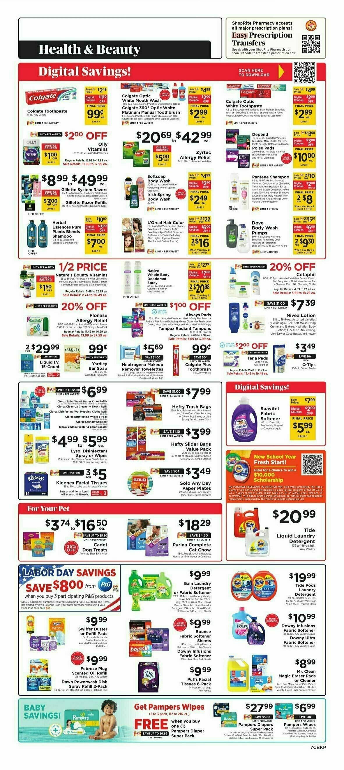 ShopRite Weekly Ad from August 30