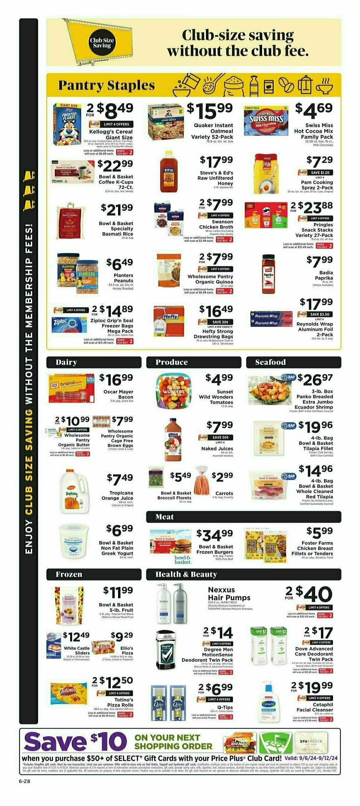 ShopRite Weekly Ad from September 6