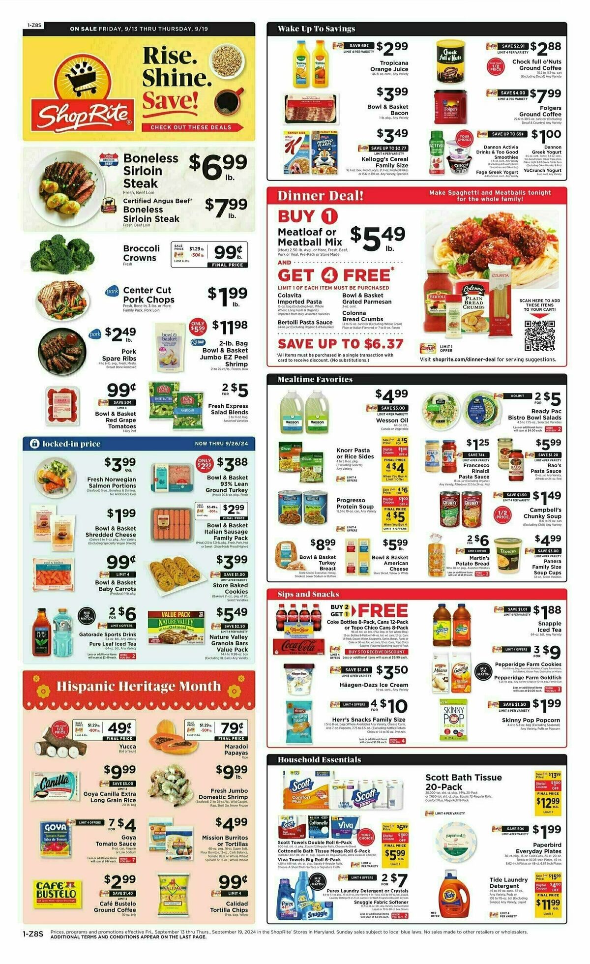 ShopRite Weekly Ad from September 13