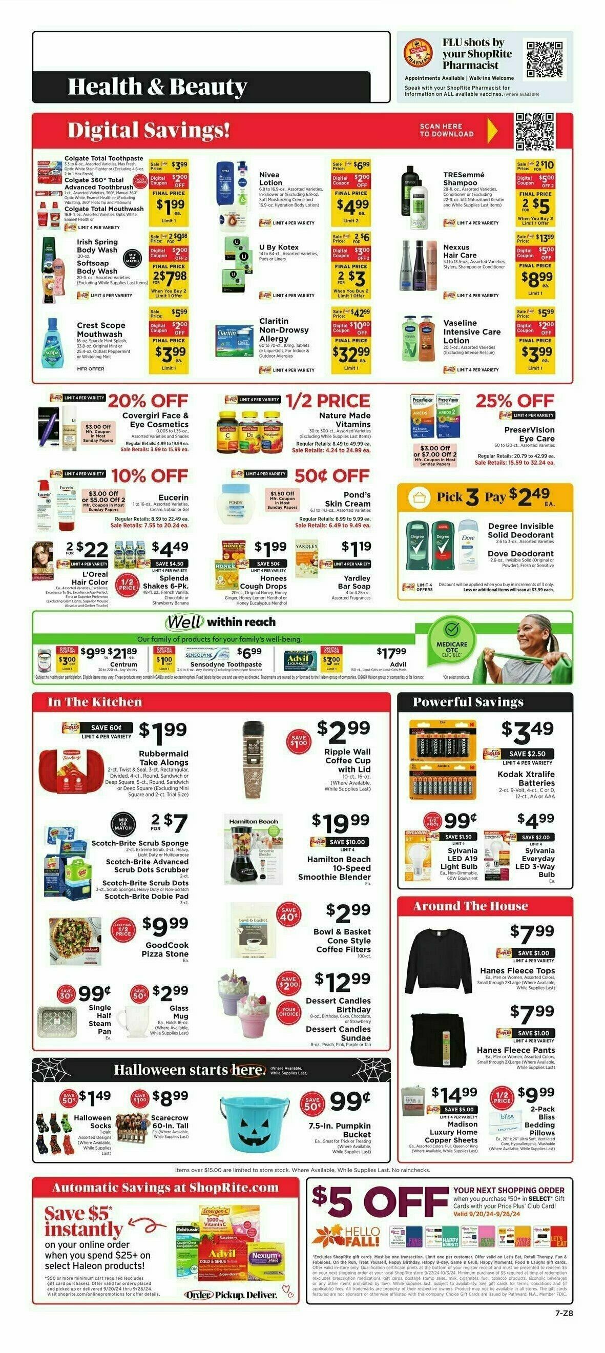 ShopRite Weekly Ad from September 20