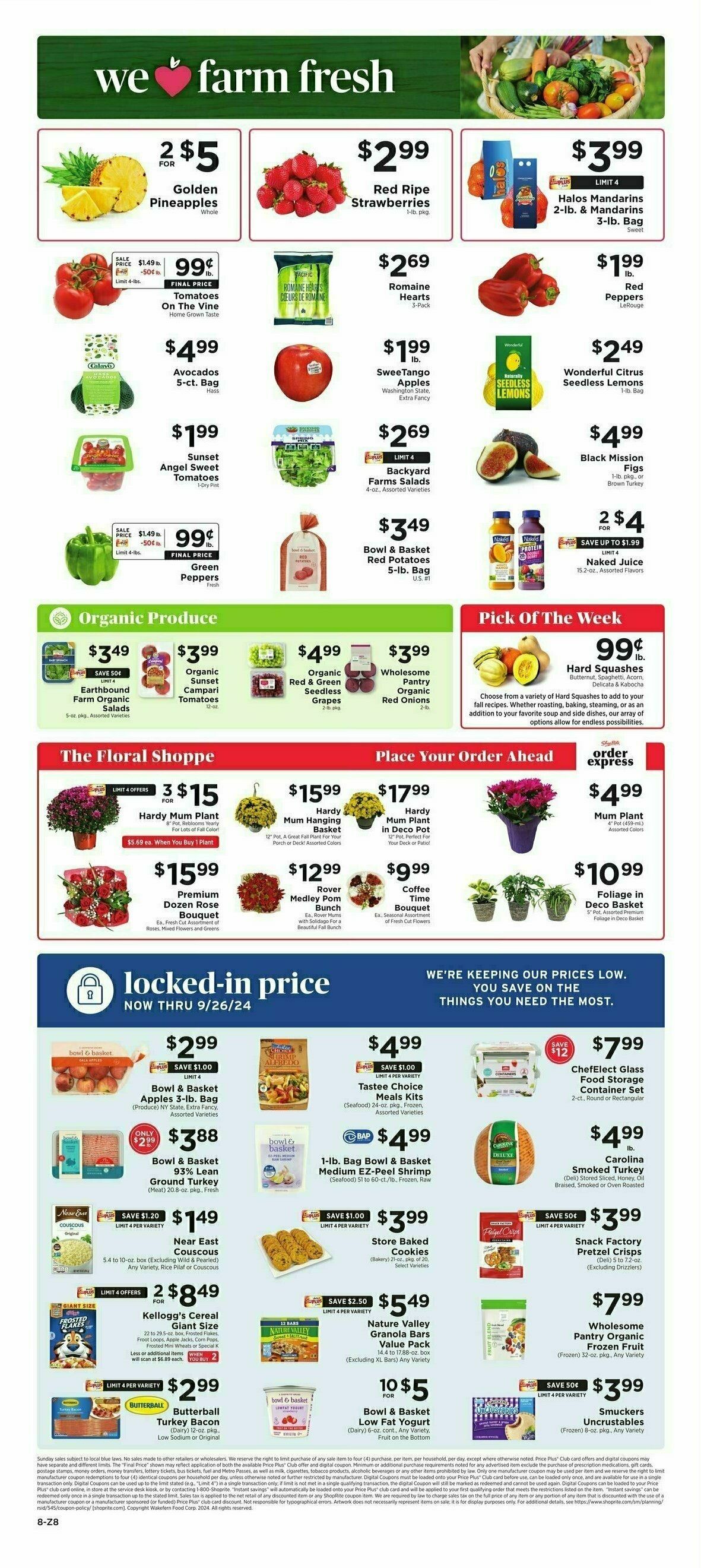 ShopRite Weekly Ad from September 20