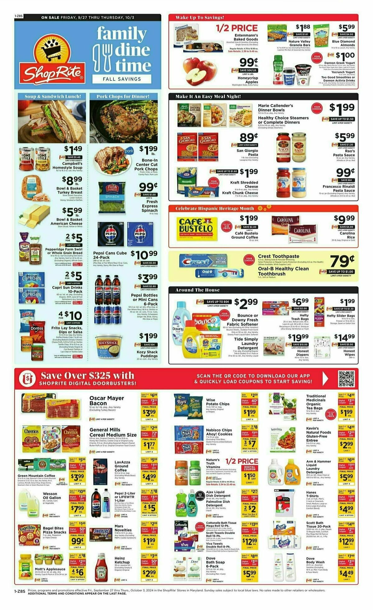 ShopRite Weekly Ad from September 27