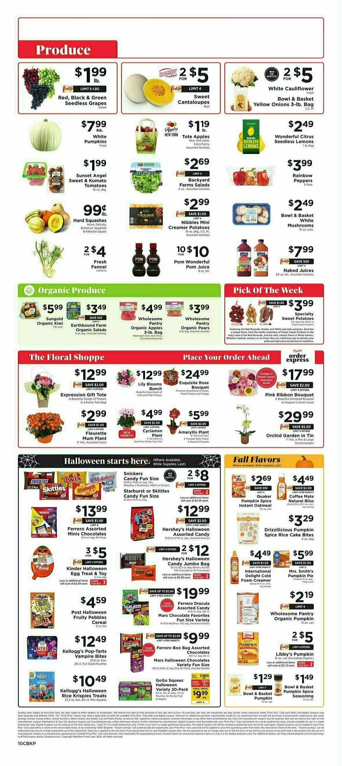 ShopRite Weekly Ad from October 4