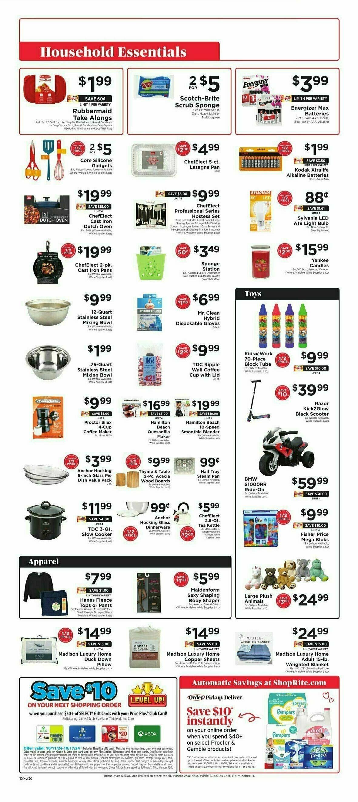 ShopRite Weekly Ad from October 11