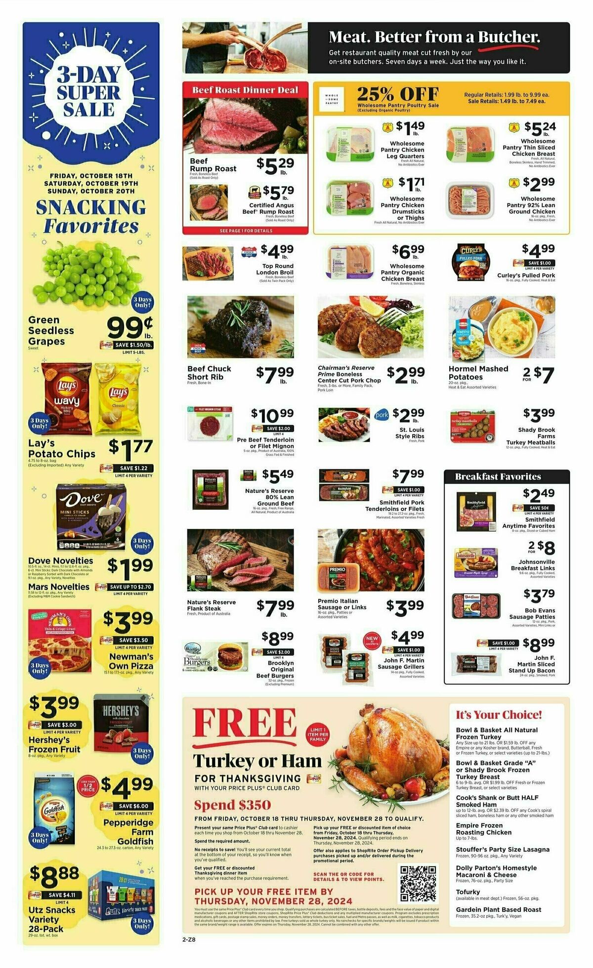 ShopRite Weekly Ad from October 18