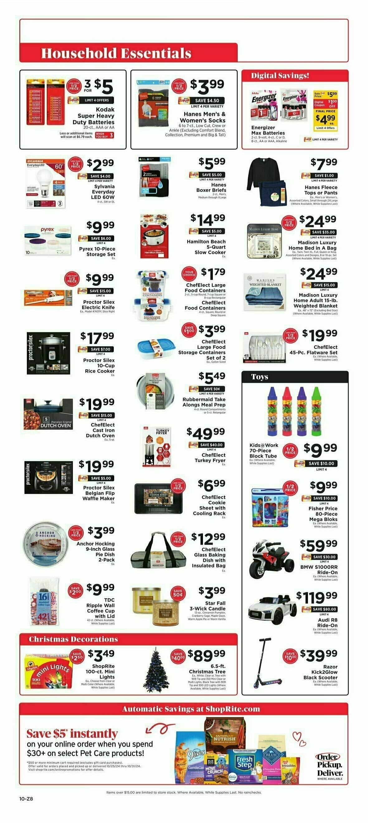 ShopRite Weekly Ad from October 25