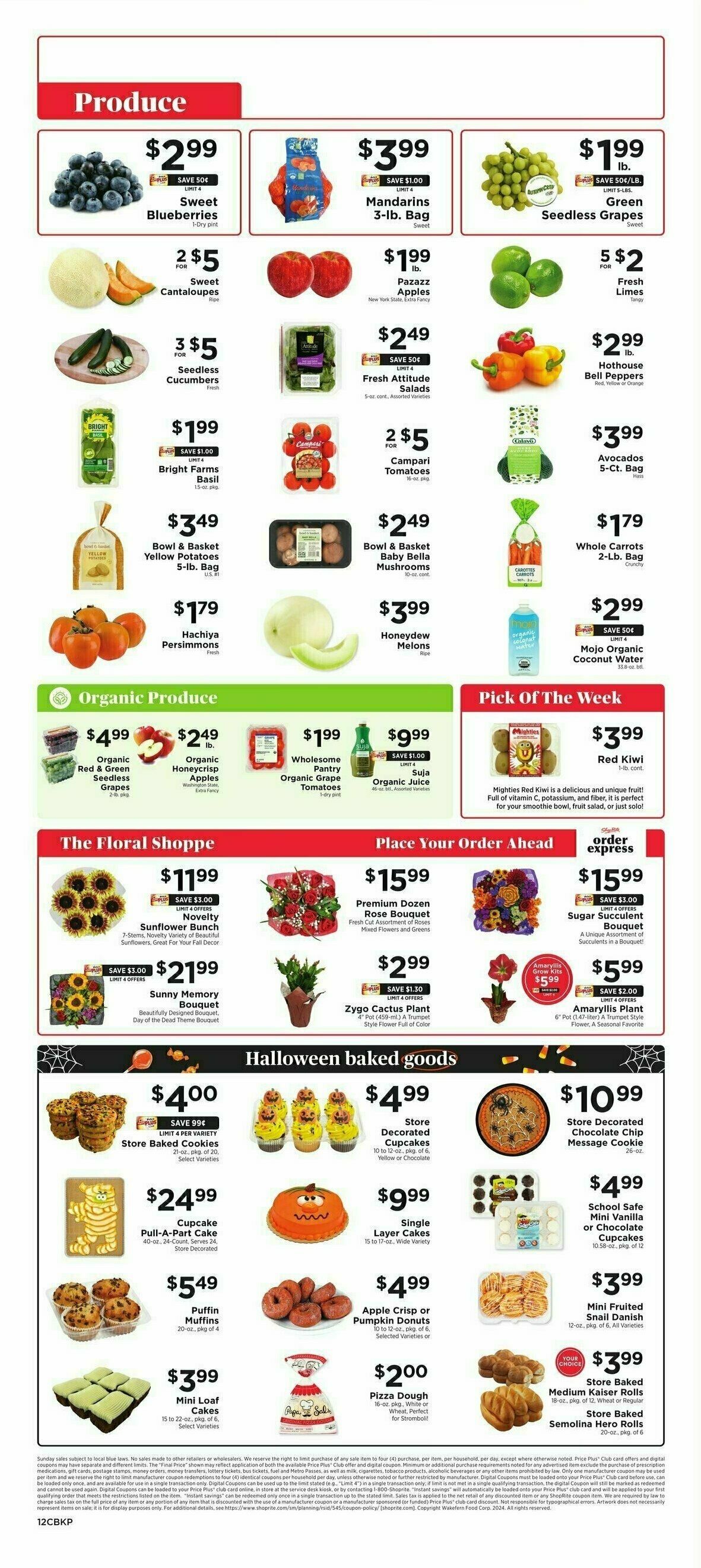 ShopRite Weekly Ad from October 25