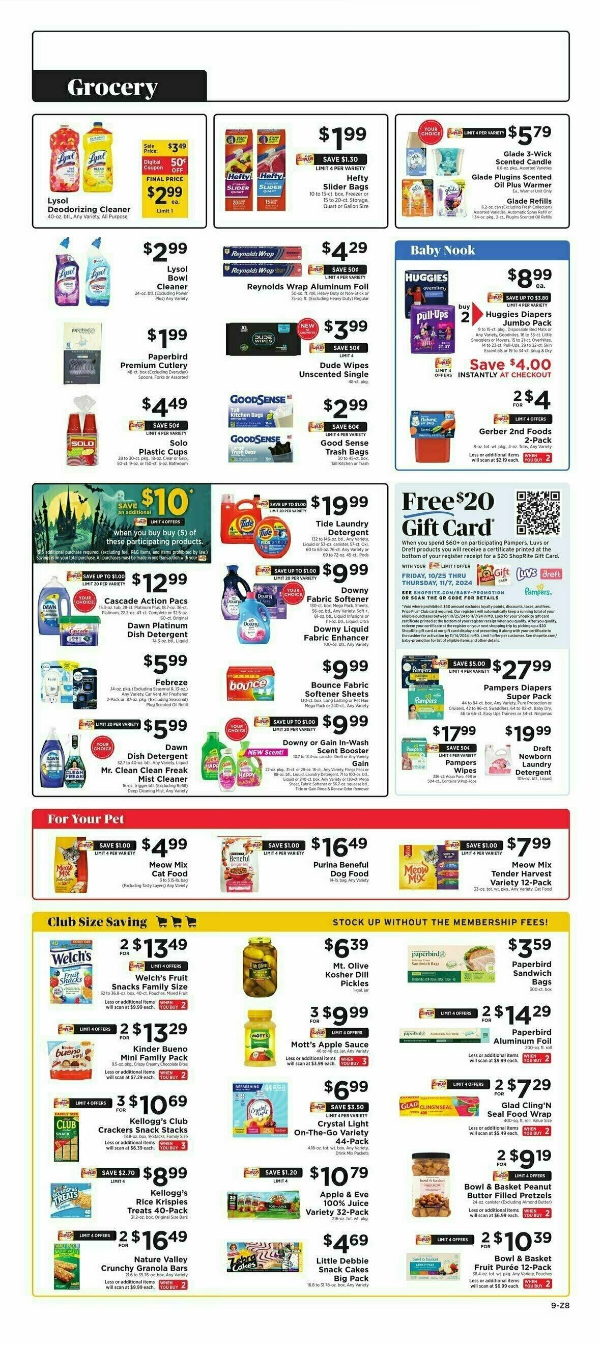 ShopRite Weekly Ad from October 25