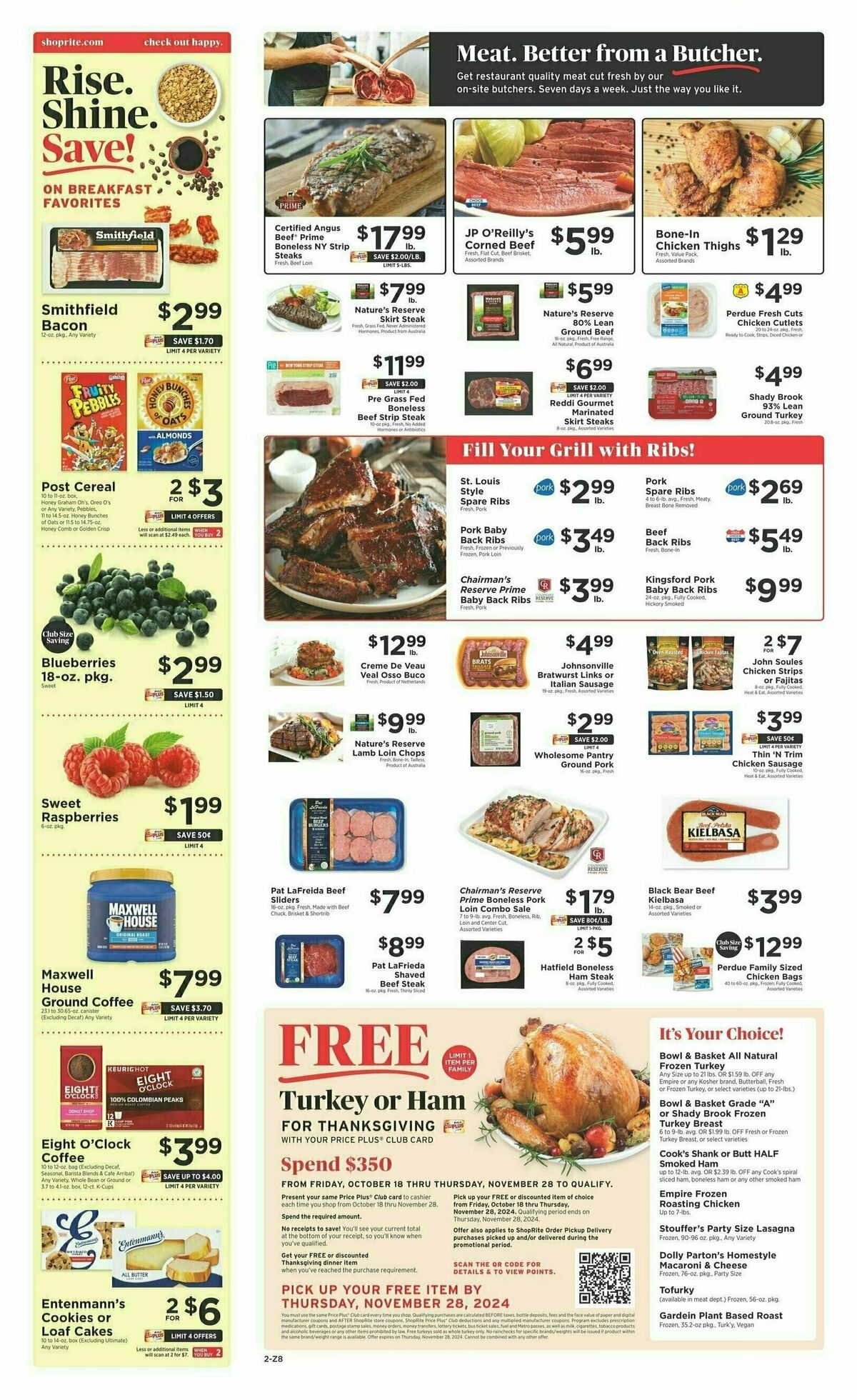 ShopRite Weekly Ad from November 1