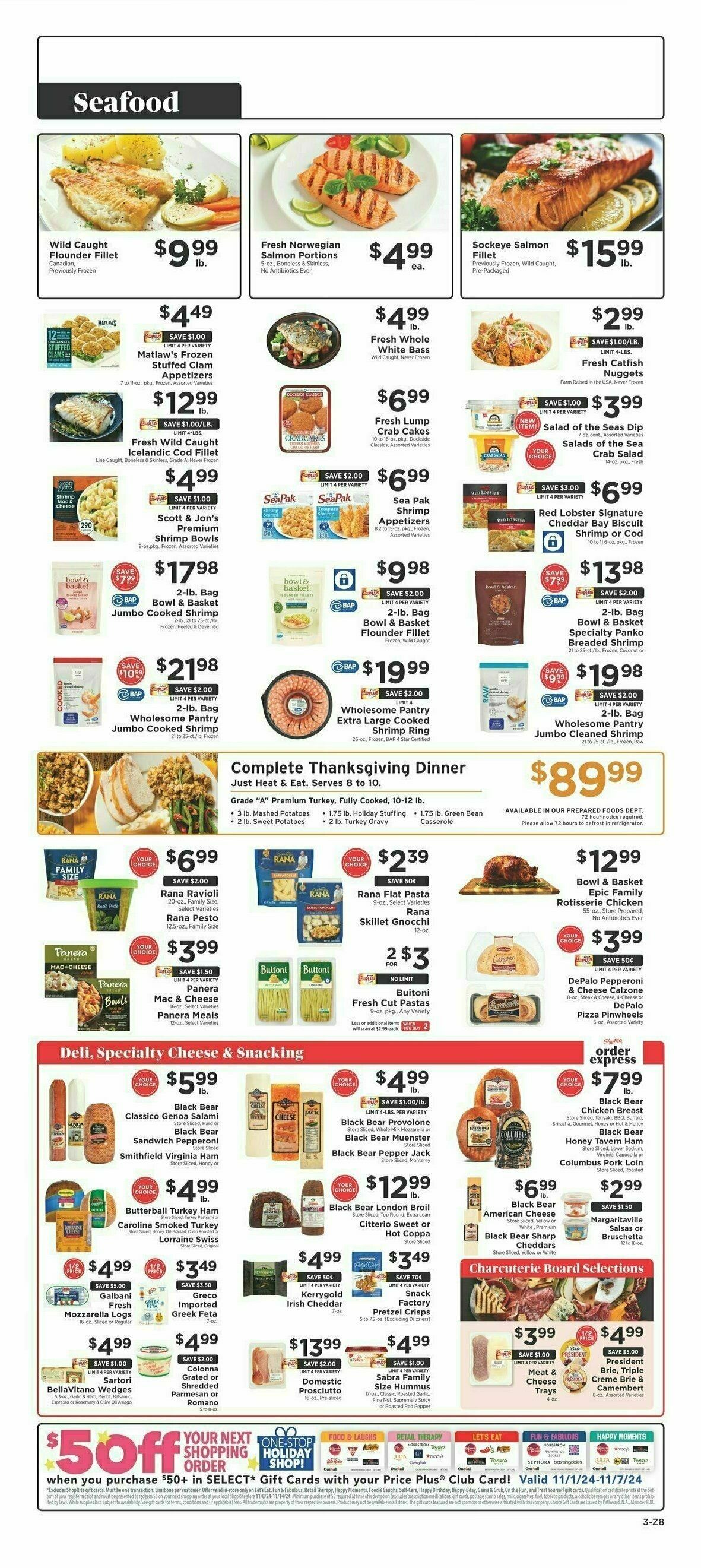 ShopRite Weekly Ad from November 1