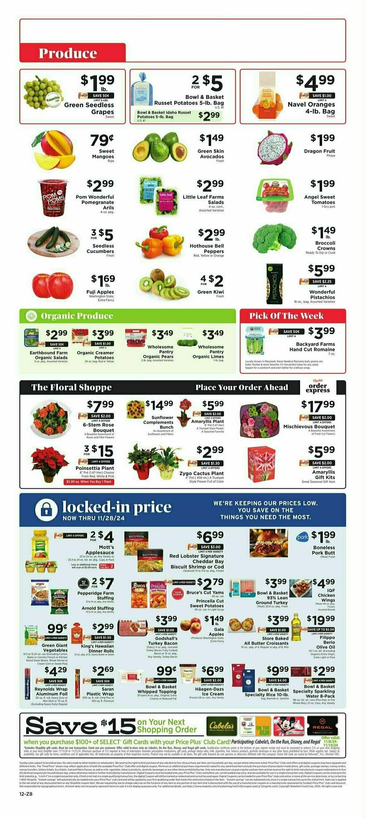 ShopRite Weekly Ad from November 8