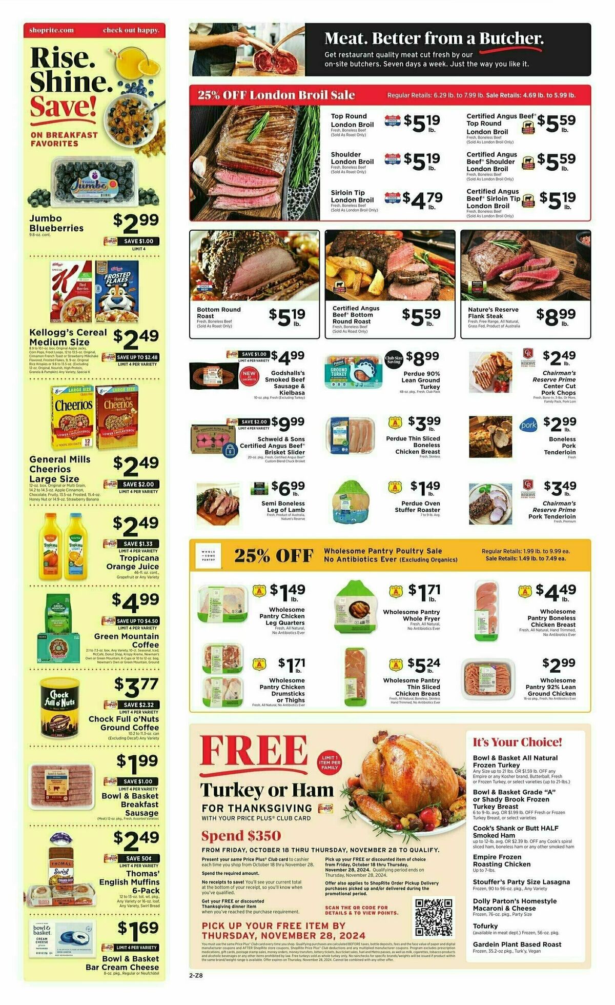 ShopRite Weekly Ad from November 8