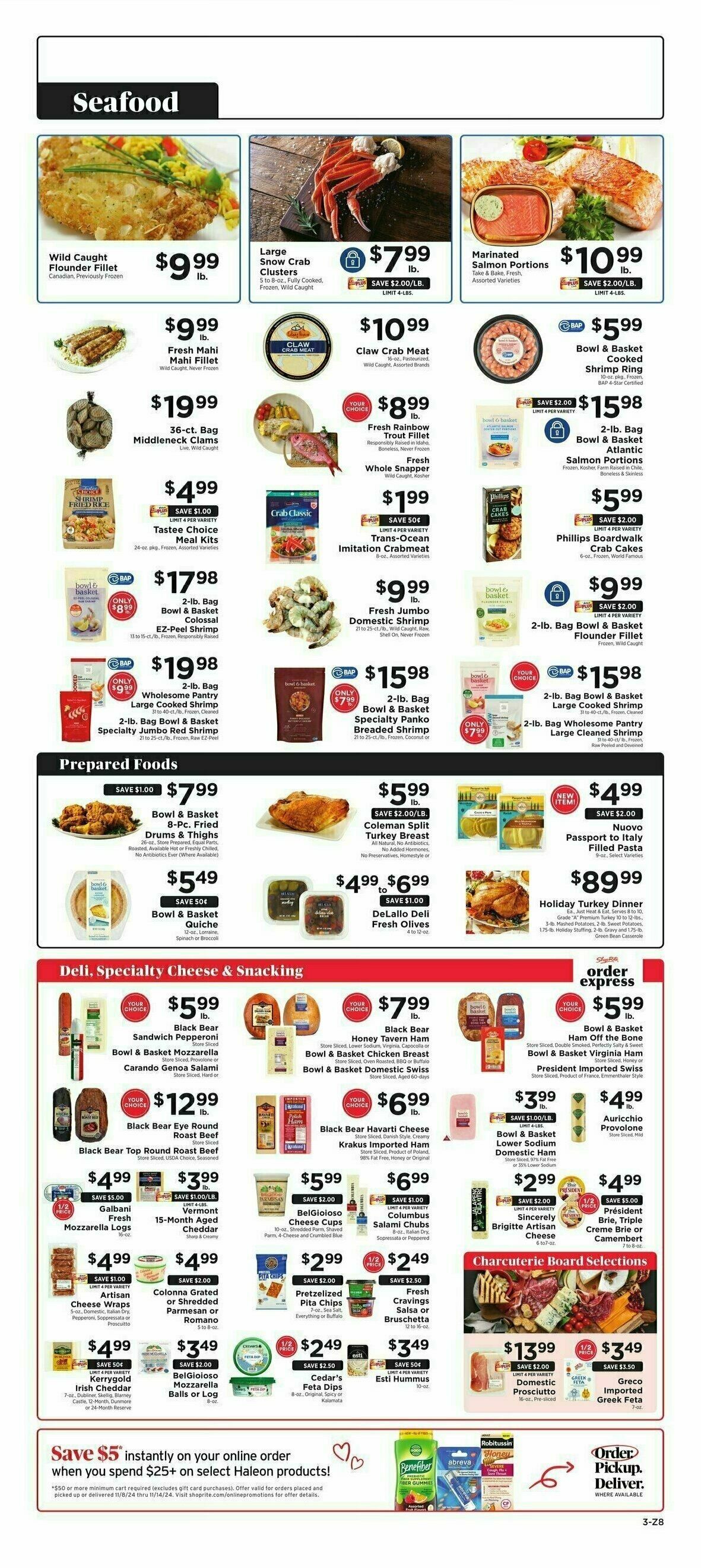 ShopRite Weekly Ad from November 8