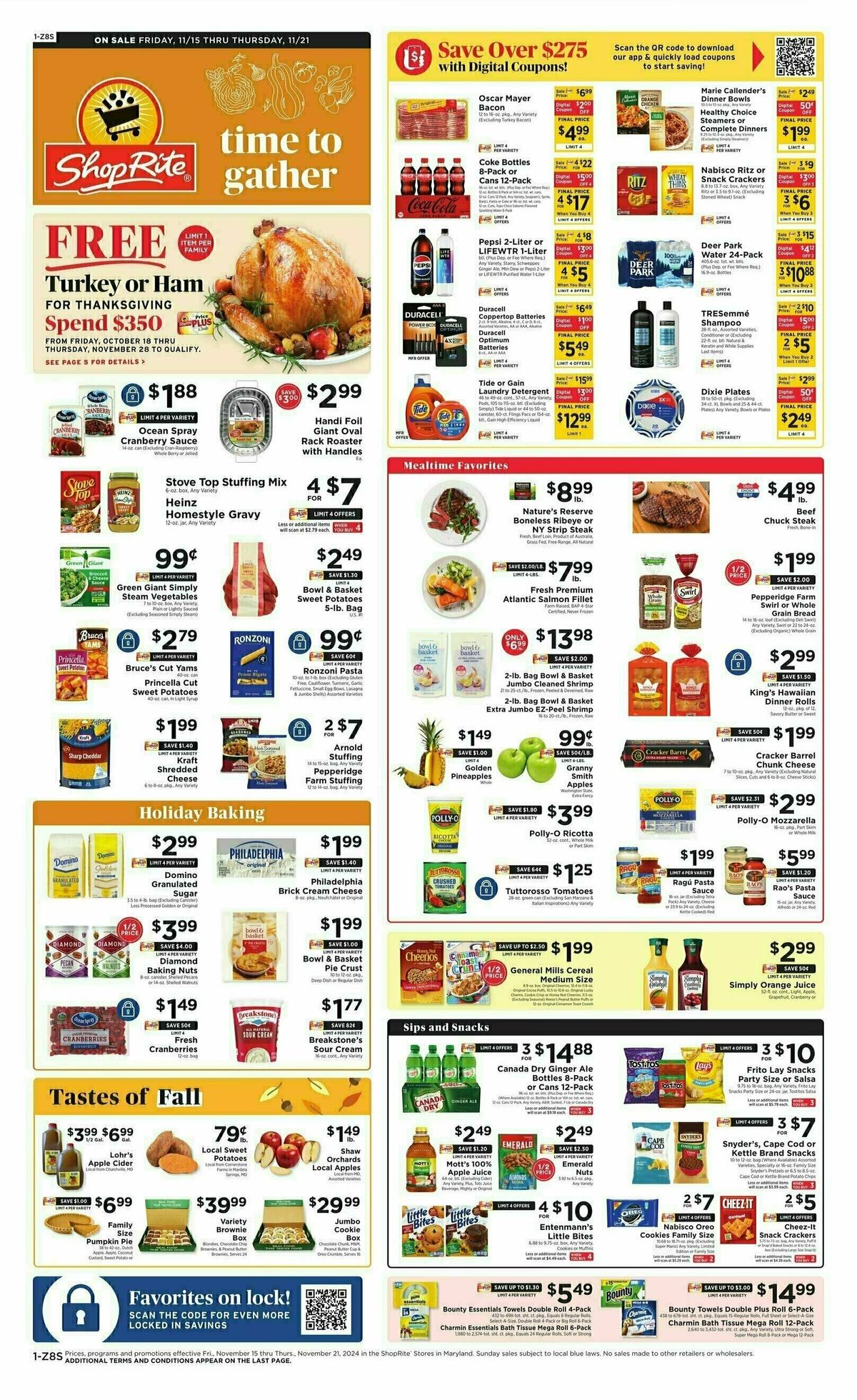 ShopRite Weekly Ad from November 15