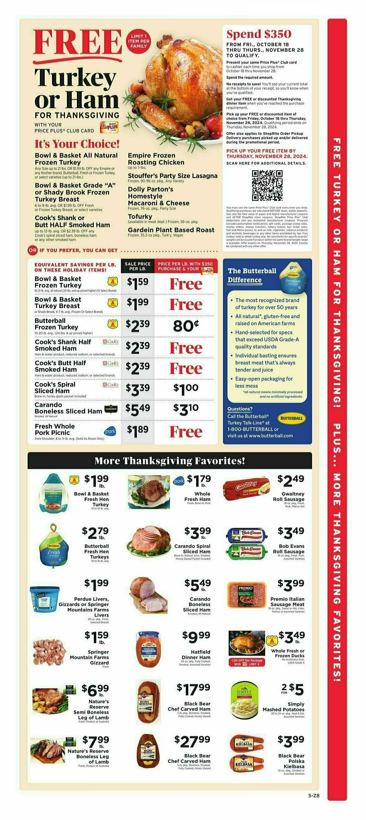 ShopRite Weekly Ad from November 15