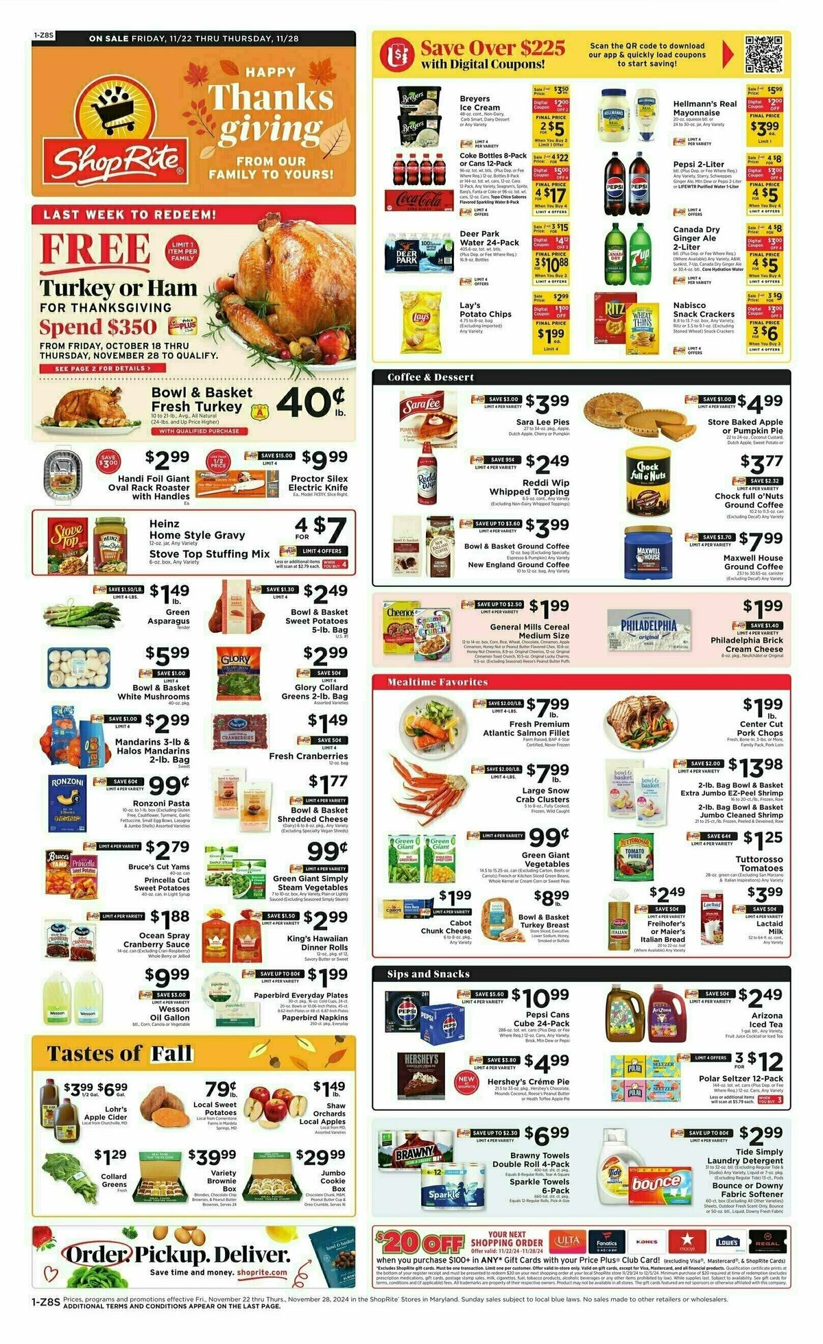 ShopRite Weekly Ad from November 22