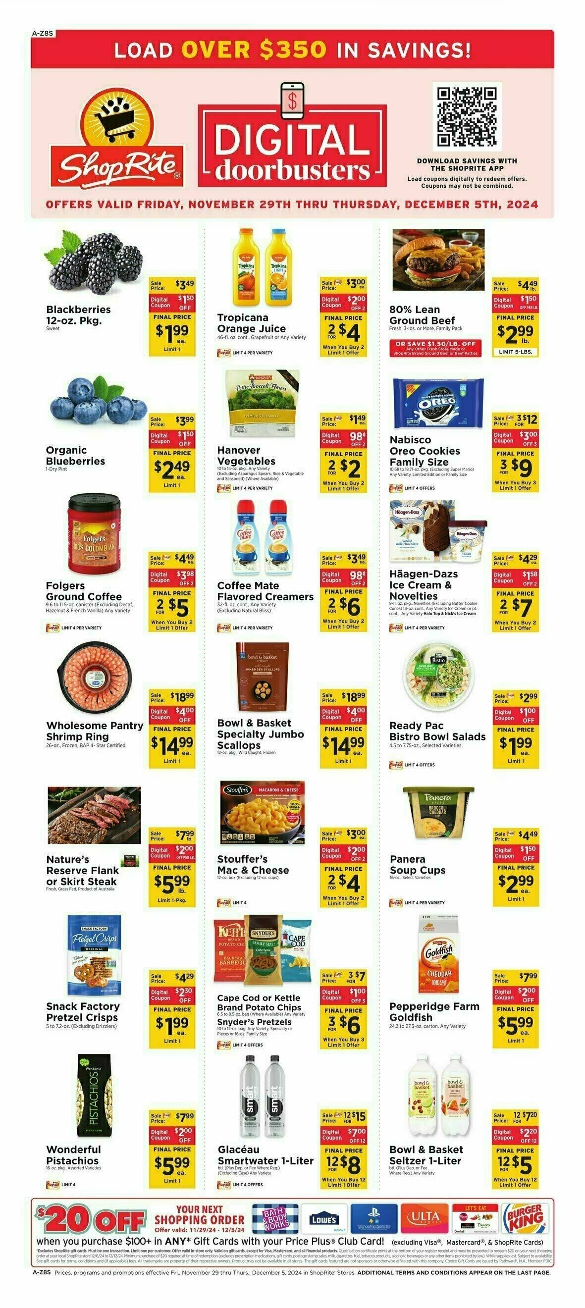 ShopRite Weekly Ad from November 29