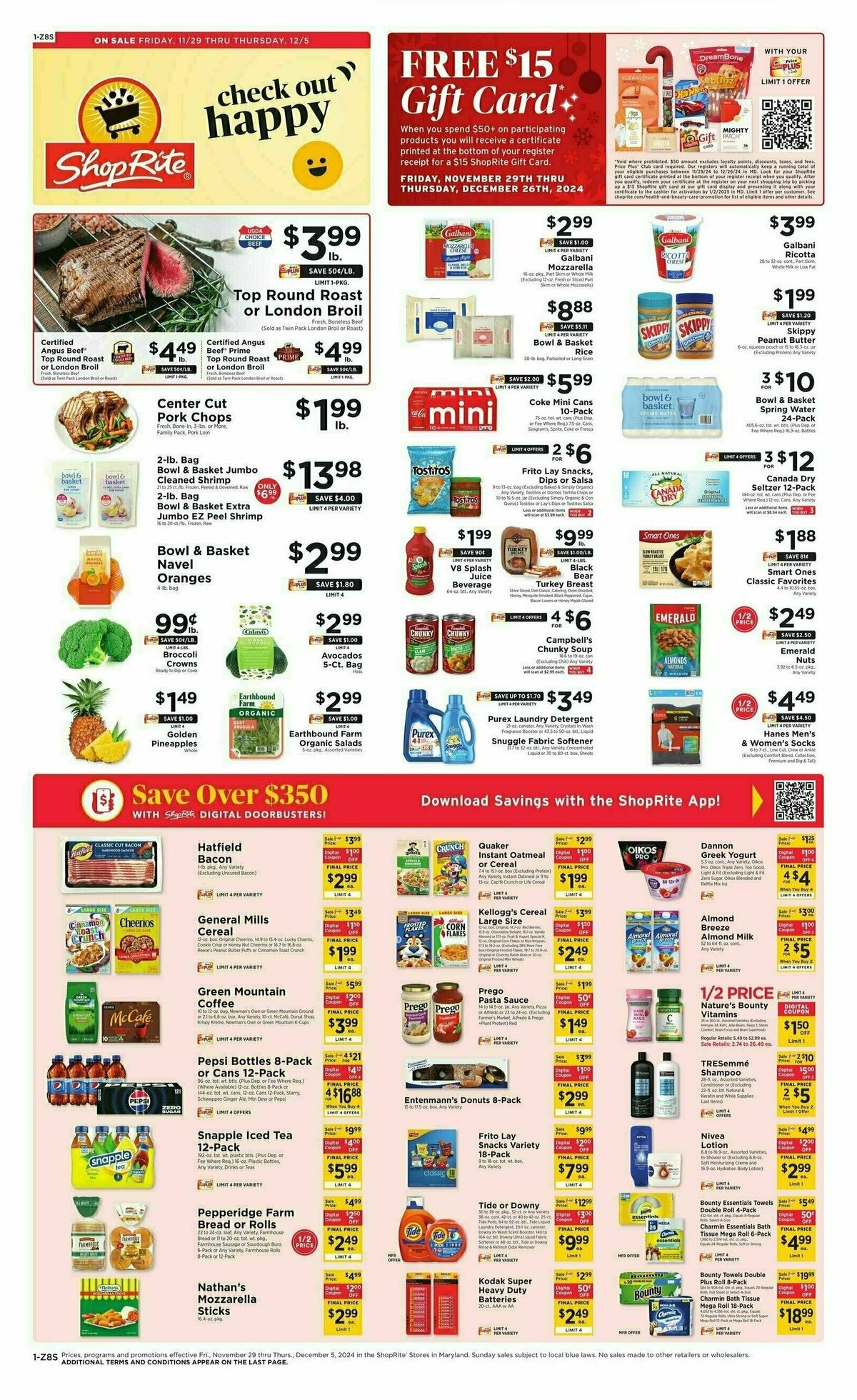 ShopRite Weekly Ad from November 29