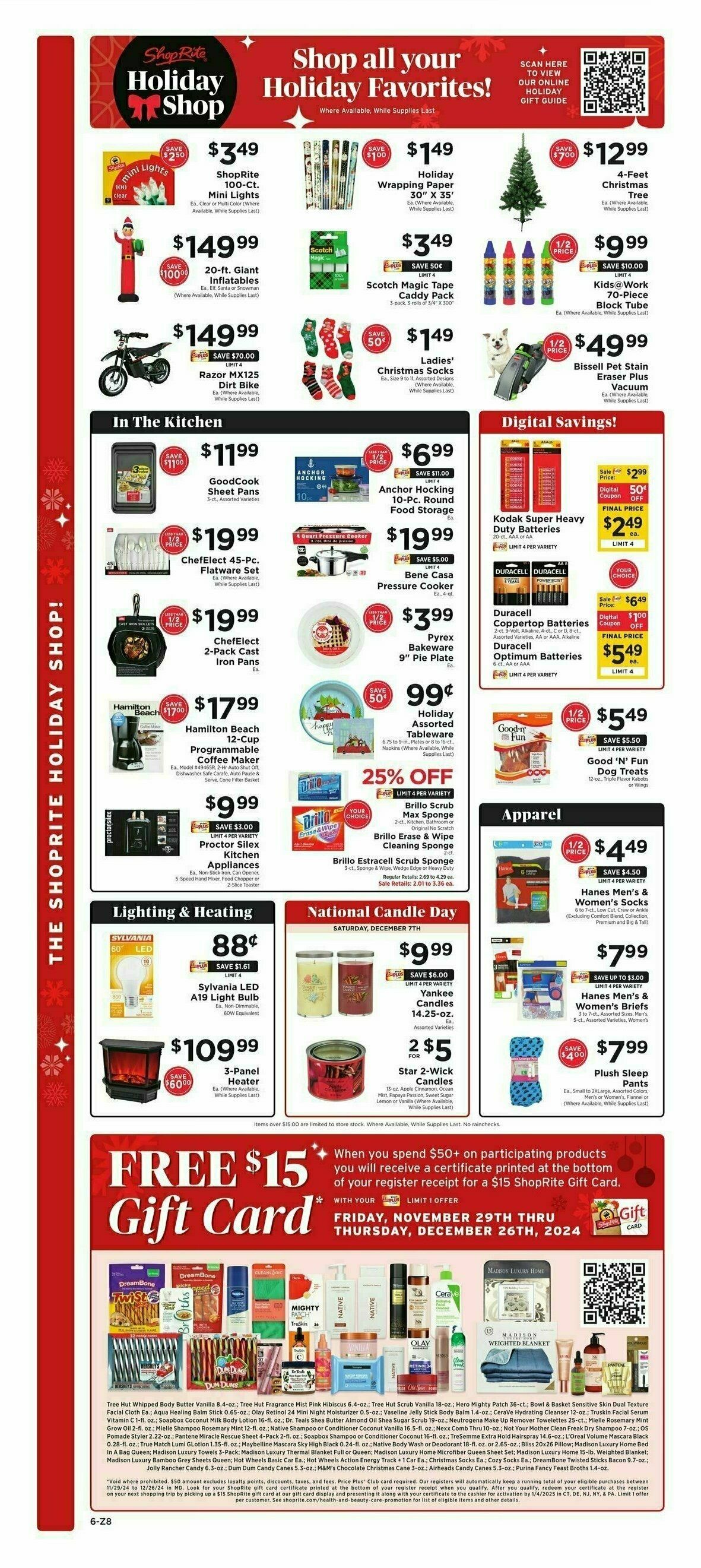 ShopRite Weekly Ad from November 29