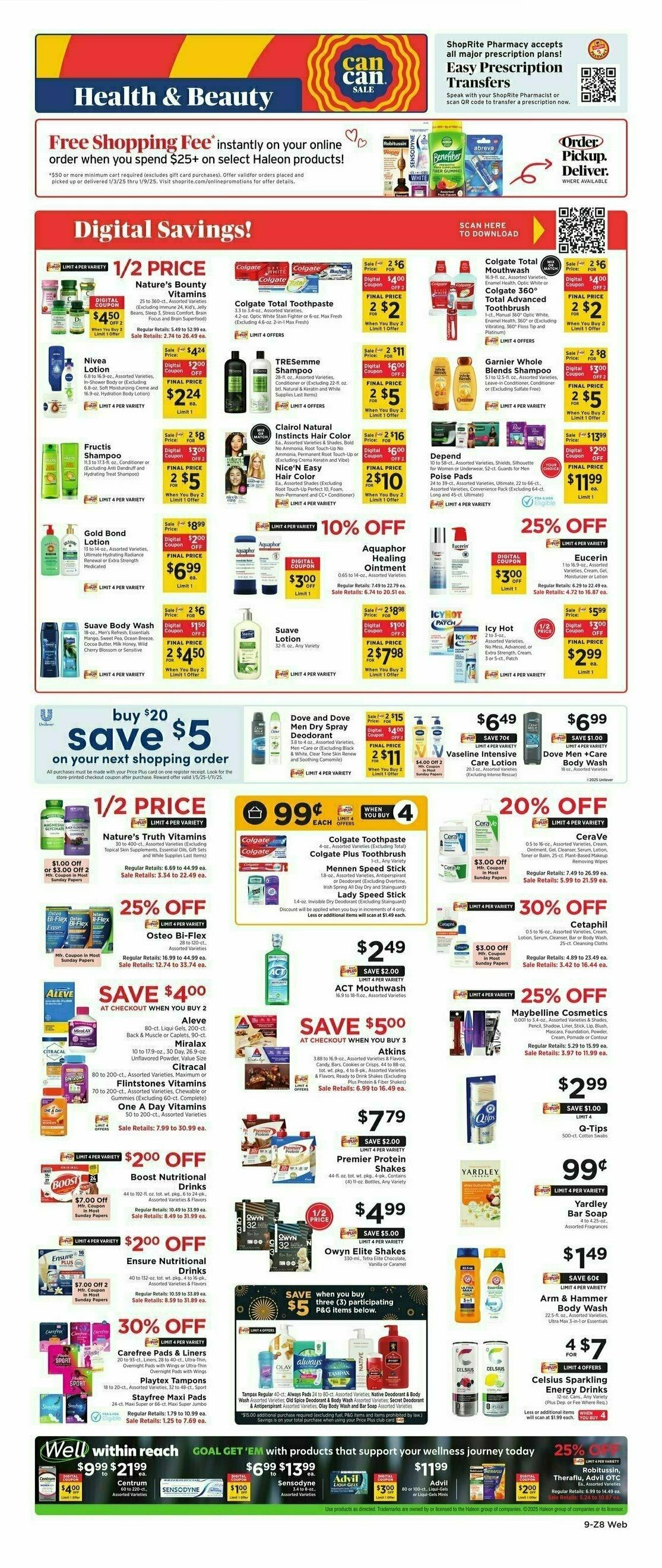 ShopRite Weekly Ad from January 3